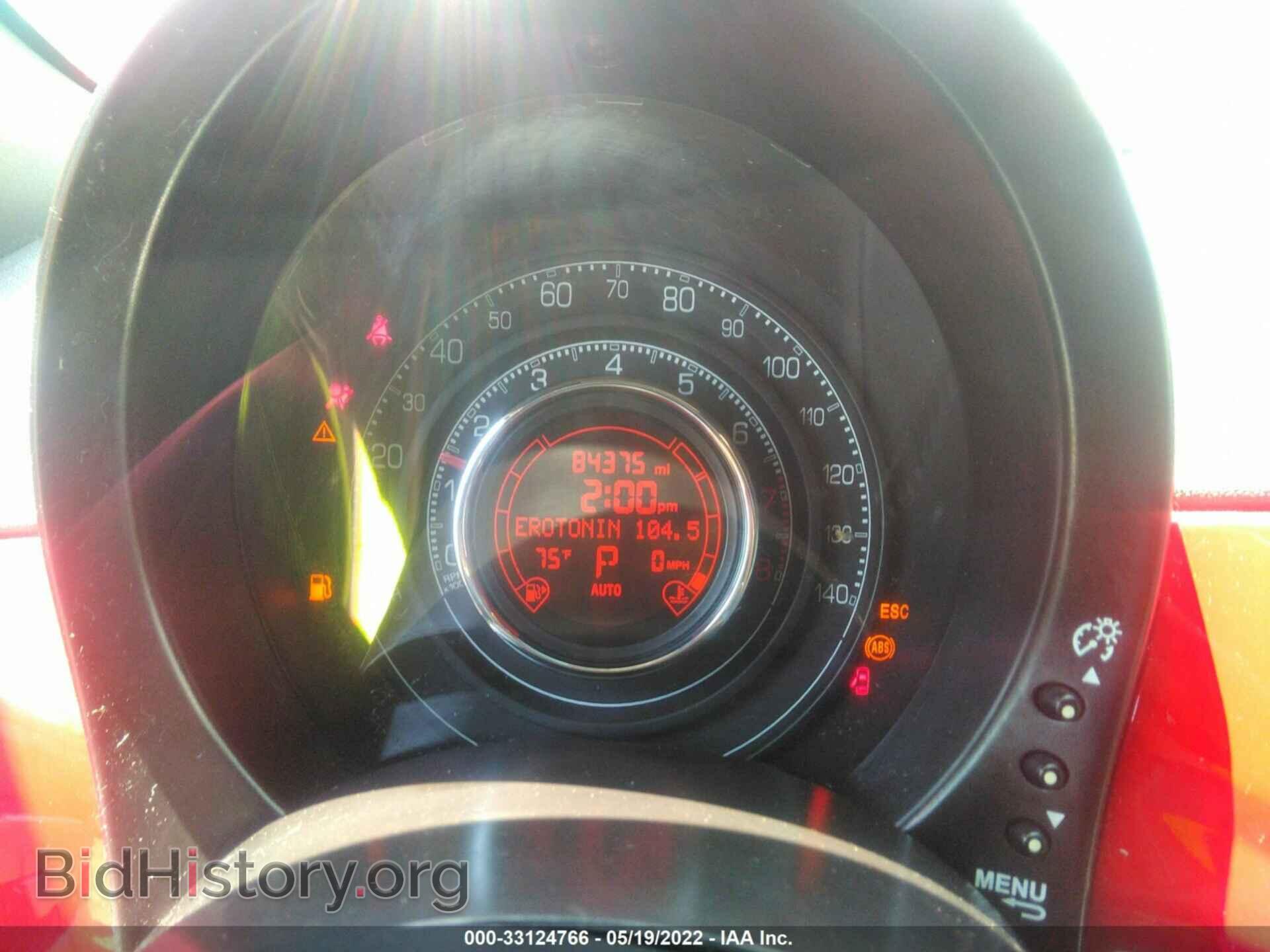 2014 FIAT 500 - VIN: 3C3CFFBR5ET250343 - Фото 7