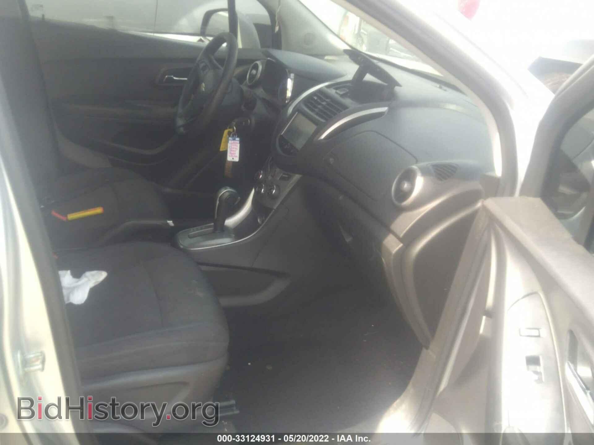 2016 CHEVROLET TRAX - VIN: 3GNCJLSB3GL233563 - Фото 5