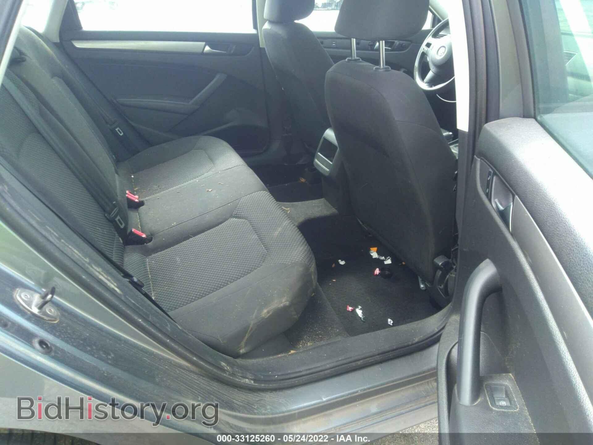 2012 VOLKSWAGEN PASSAT - VIN: 1VWAP7A32CC020638 - Фото 8