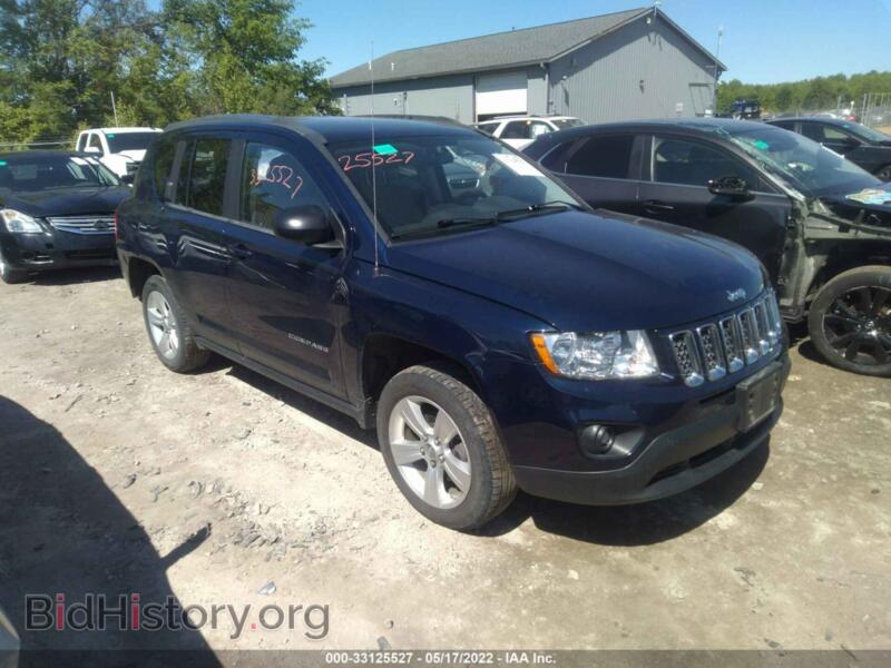 2012 Jeep COMPASS Latitude (VIN 1C4NJDEBXCD616256) — photo 1 of 11, IAAI, damage: rear