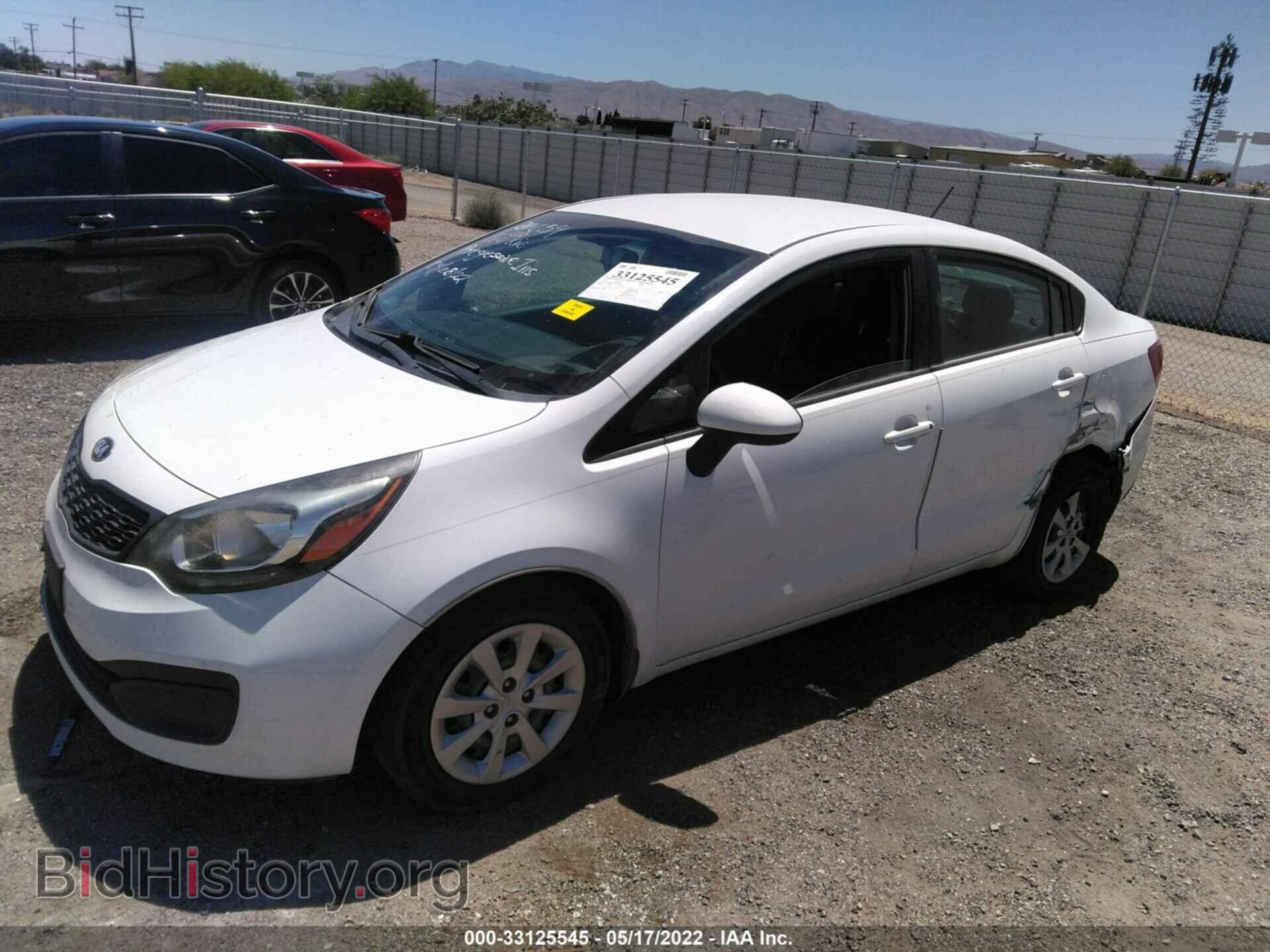 2013 KIA RIO - VIN: KNADM4A33D6198904 - Фото 2