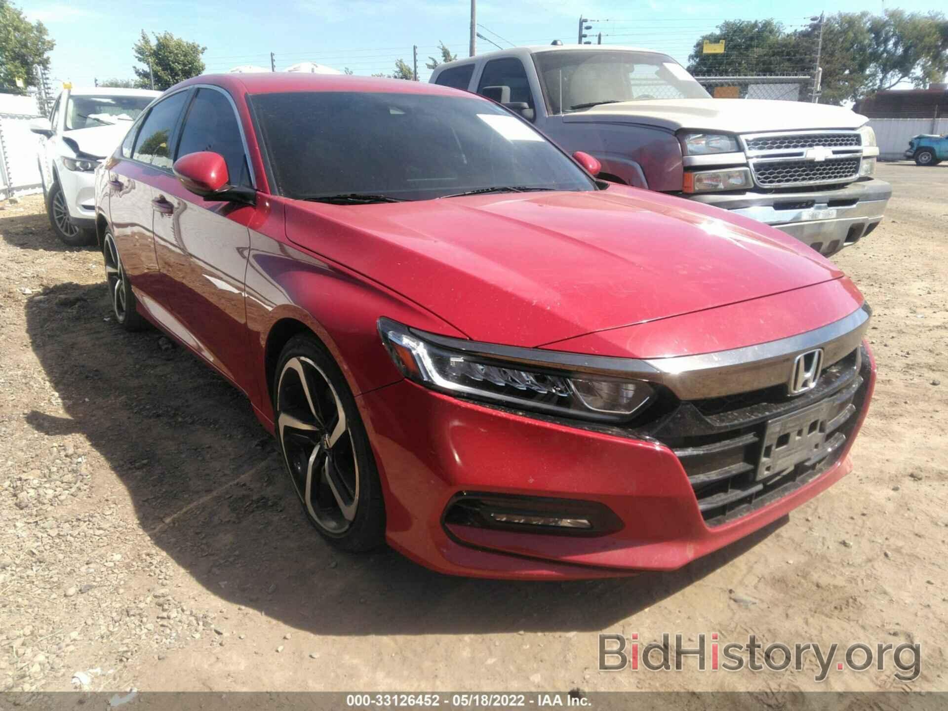 Photo 1HGCV1F39KA033292 - HONDA ACCORD SEDAN 2019