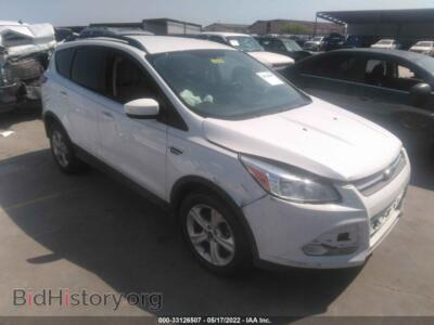 2014 Ford ESCAPE SE, белый — VIN 1FMCU0GX5EUB07710, IAAI