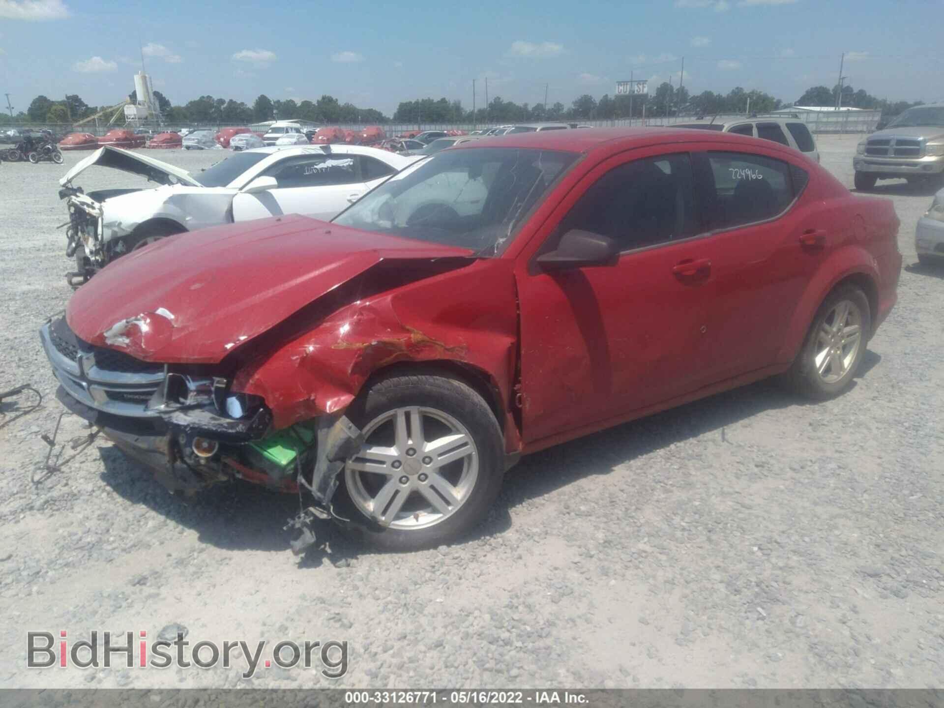 2013 DODGE AVENGER - VIN: 1C3CDZCB7DN636656 - Фото 2