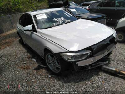 2015 BMW 3 SERIES 335i, белый — VIN WBA3A9C5XFKW74334, IAAI