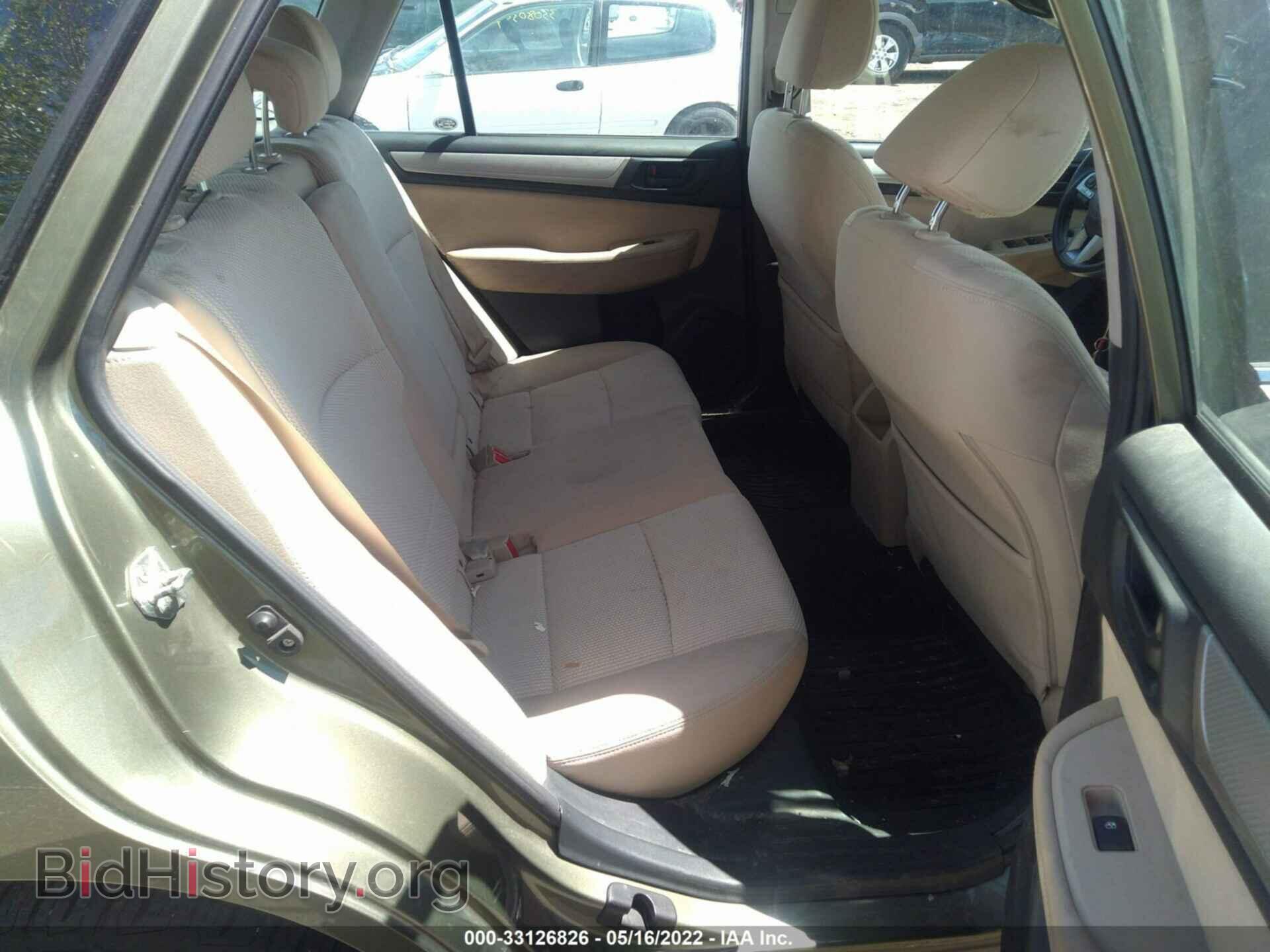 2016 SUBARU OUTBACK - VIN: 4S4BSBAC1G3242713 - Фото 8
