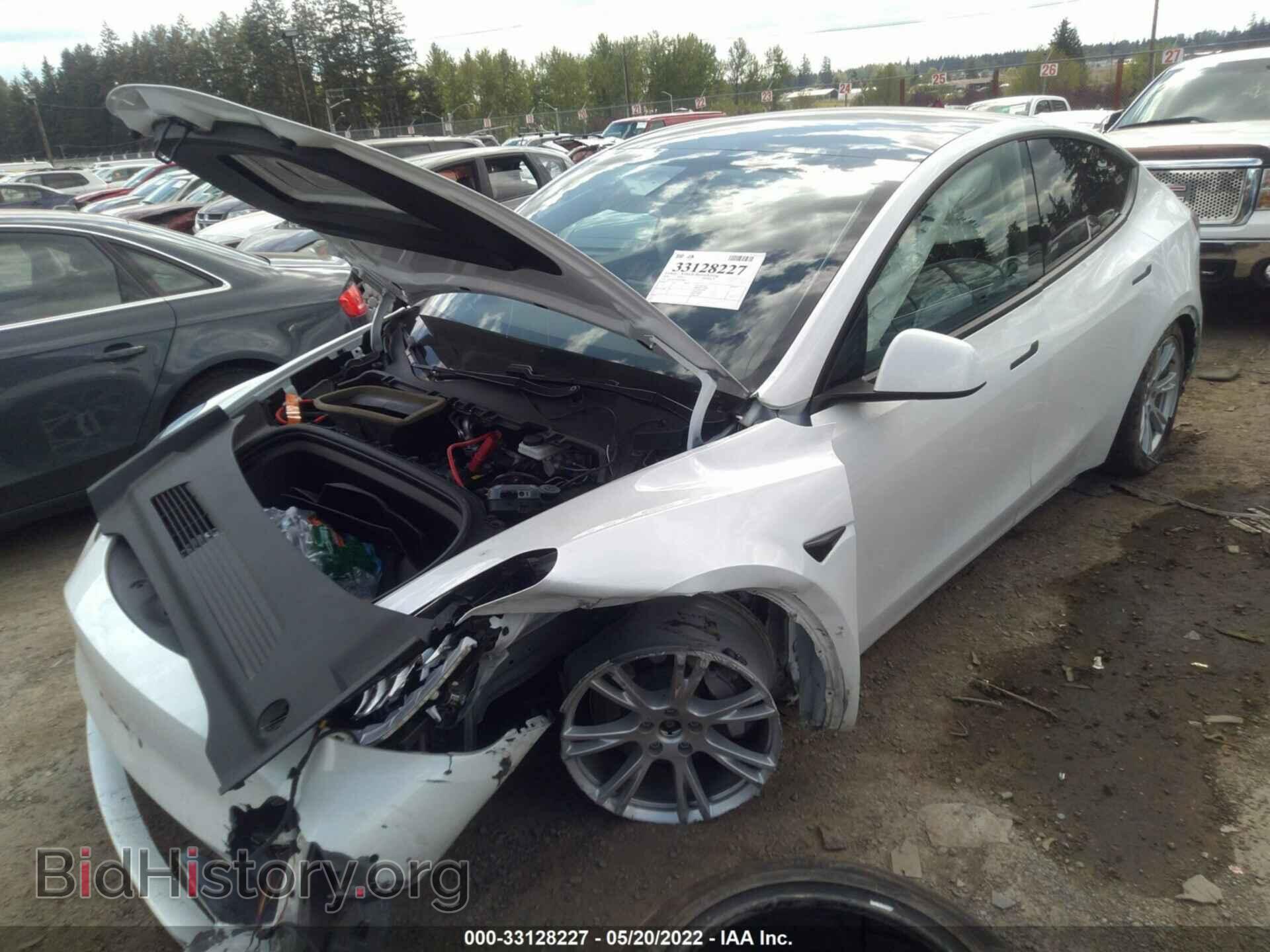 2020 TESLA MODEL Y - VIN: 5YJYGDEF8LF005892 - Фото 2