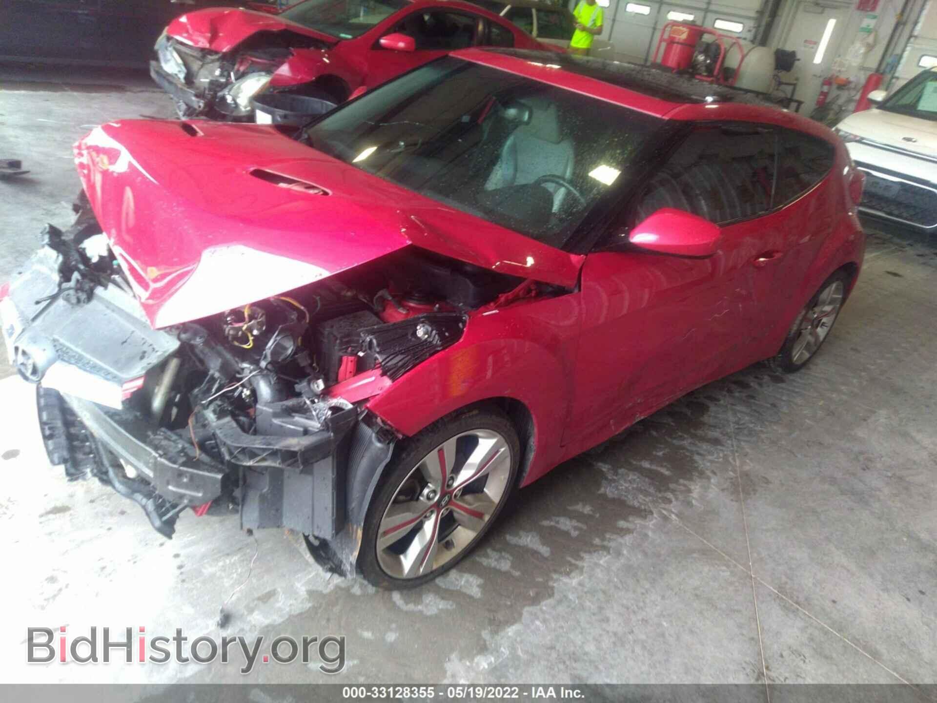 2013 HYUNDAI VELOSTER - VIN: KMHTC6AD2DU120465 - Фото 2