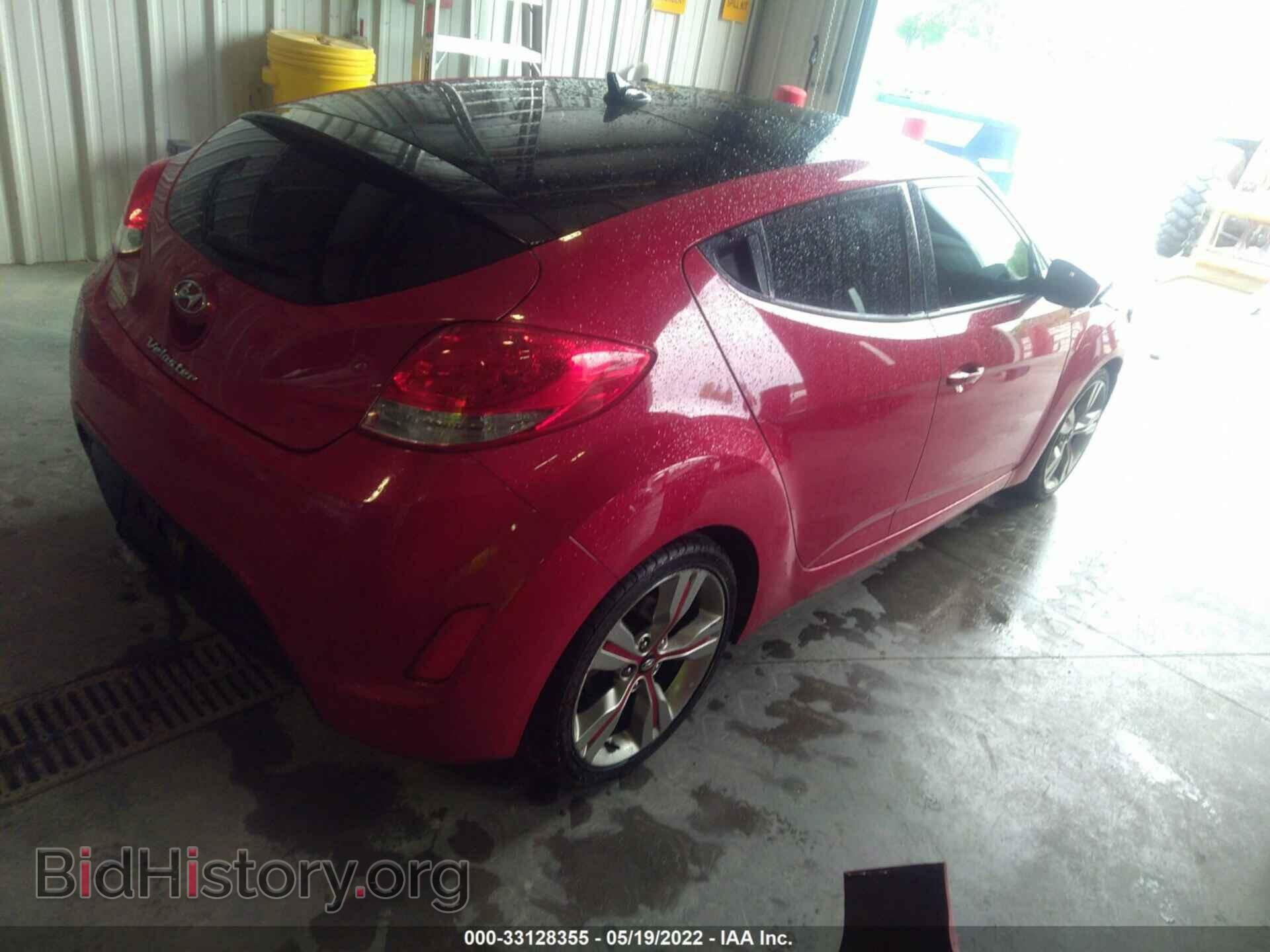 2013 HYUNDAI VELOSTER - VIN: KMHTC6AD2DU120465 - Фото 4