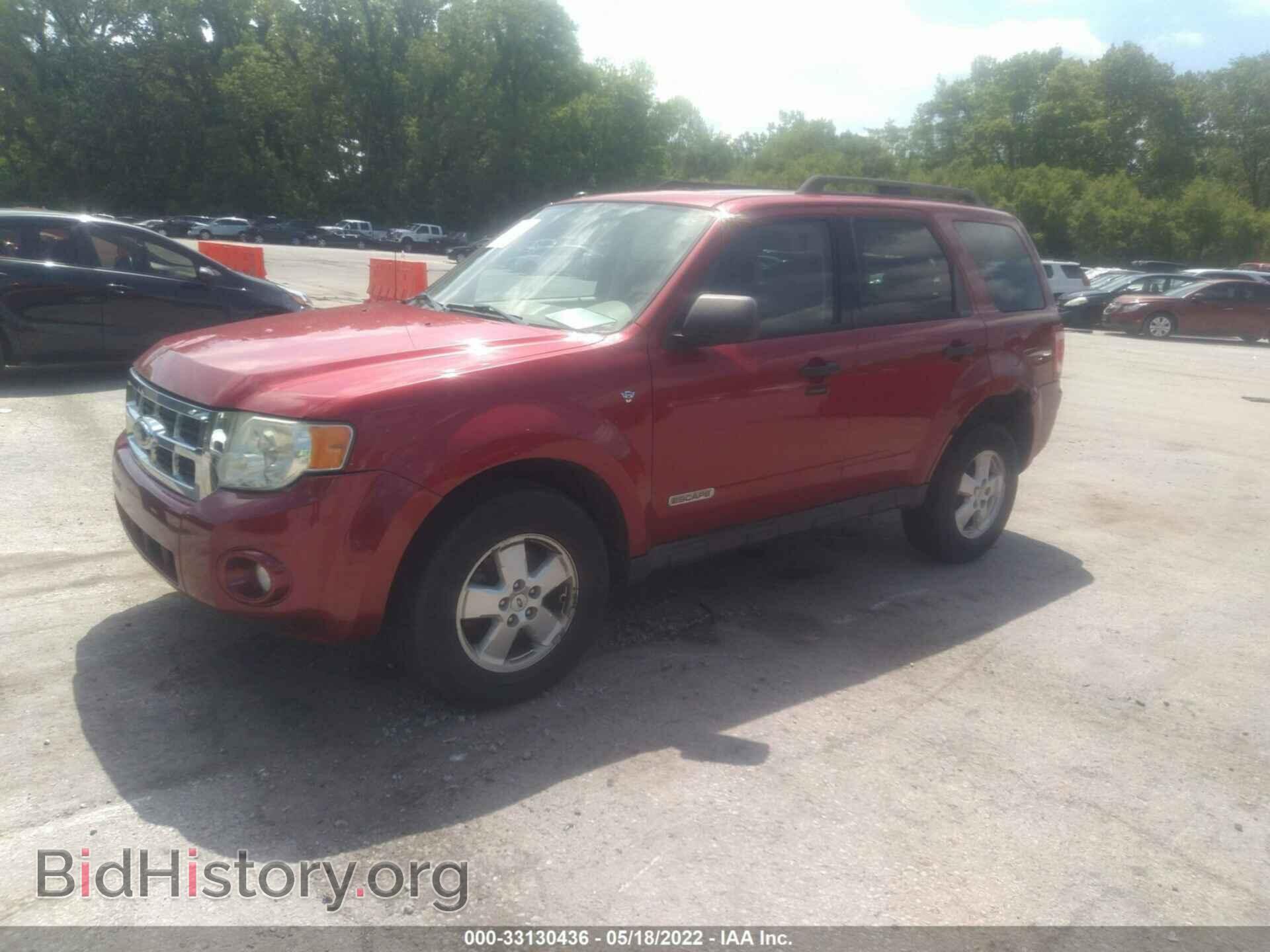 2008 FORD ESCAPE - VIN: 1FMCU93158KE82843 - Фото 2