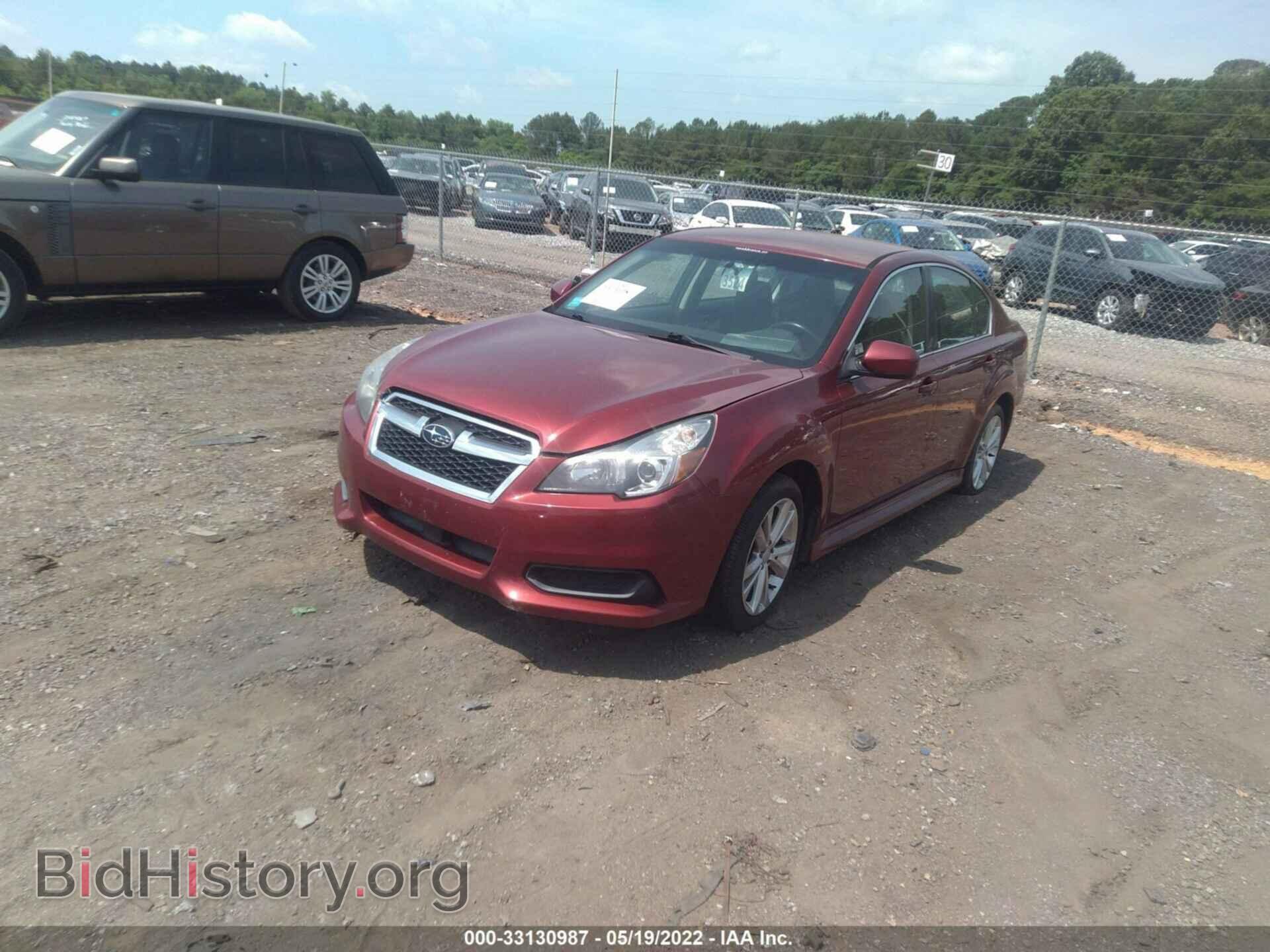 2013 SUBARU LEGACY - VIN: 4S3BMCB64D3022085 - Фото 2