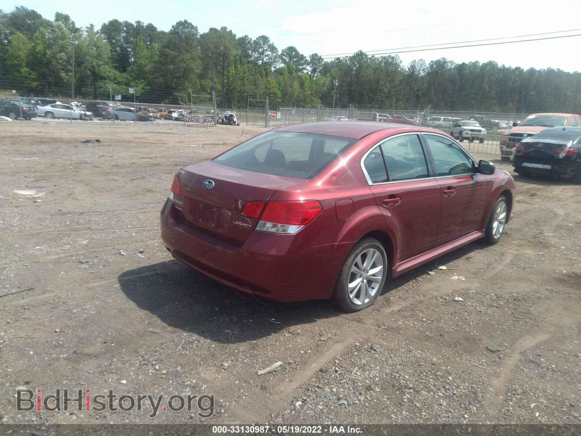 2013 SUBARU LEGACY - VIN: 4S3BMCB64D3022085 - Фото 4