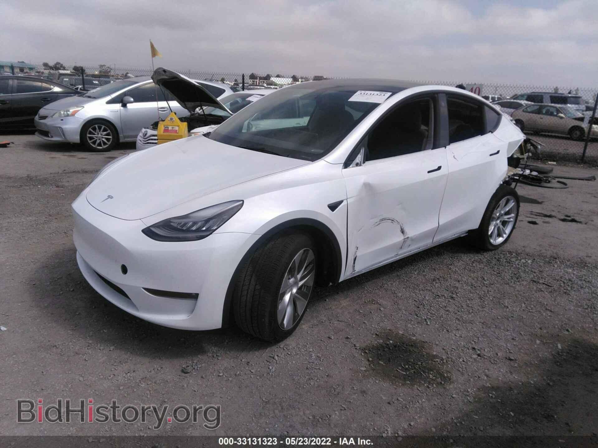 2021 TESLA MODEL Y - VIN: 5YJYGDED8MF107337 - Photo 2