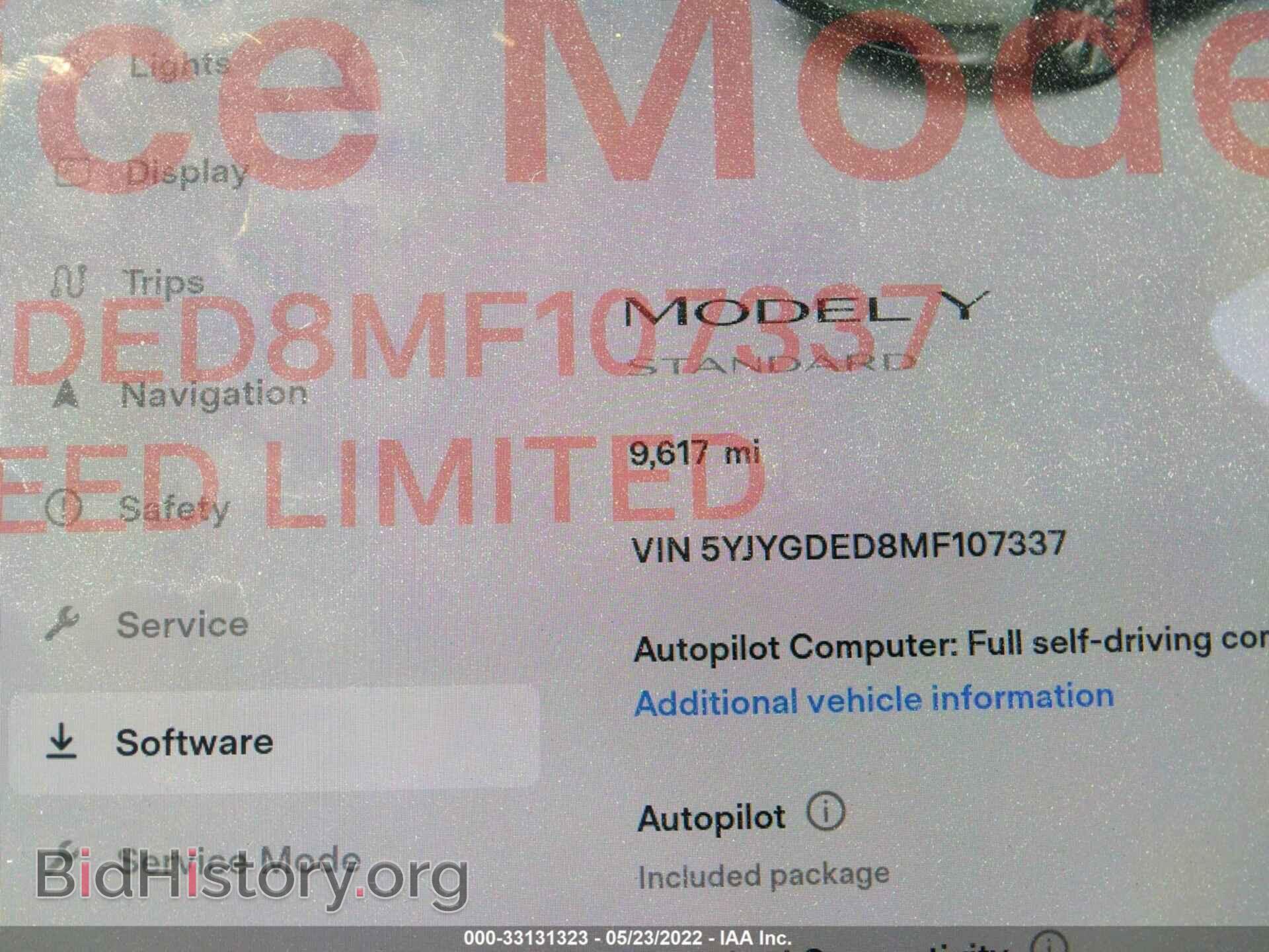 2021 TESLA MODEL Y - VIN: 5YJYGDED8MF107337 - Photo 7