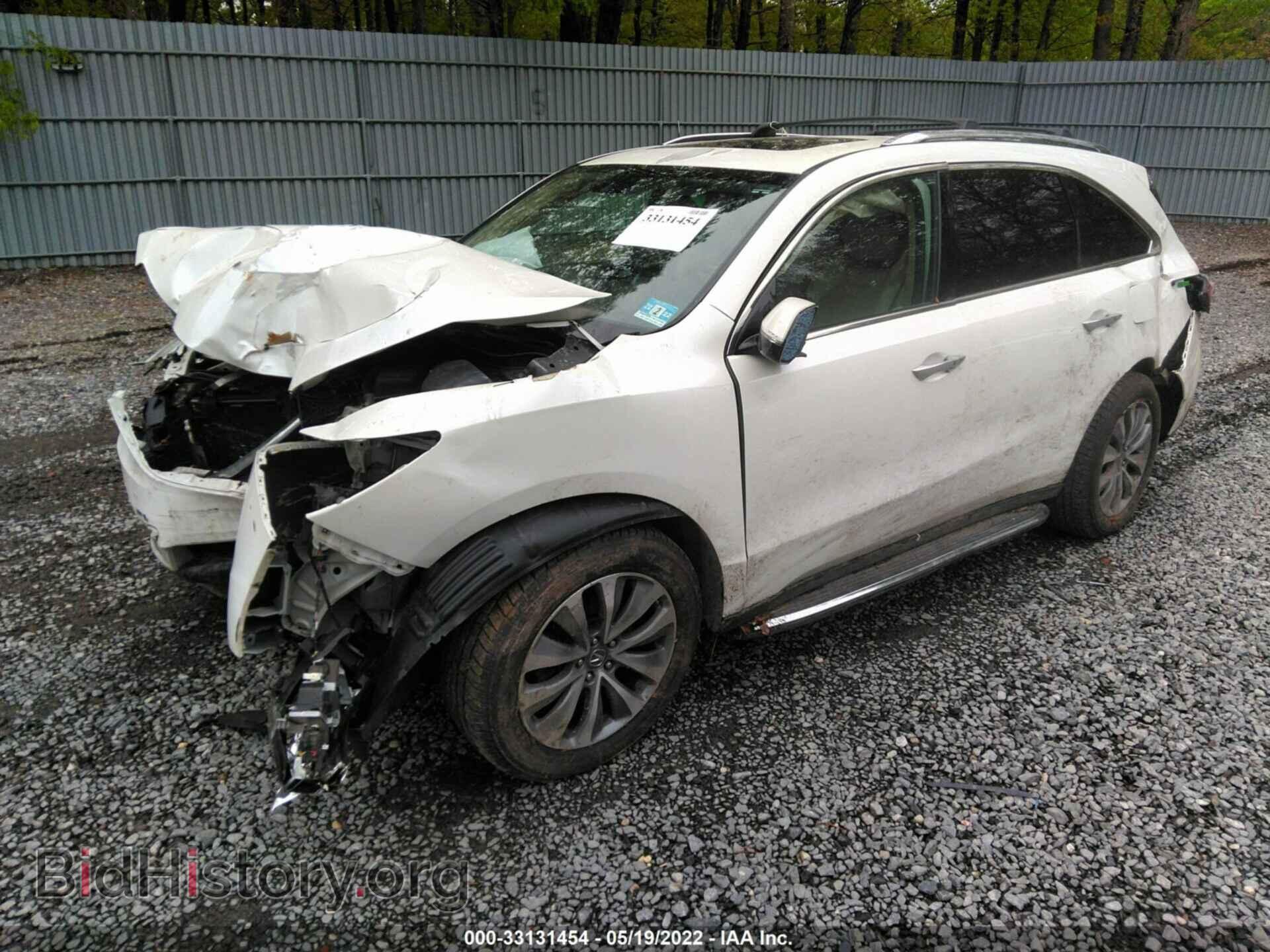 2014 ACURA MDX - VIN: 5FRYD4H64EB004342 - Фото 2