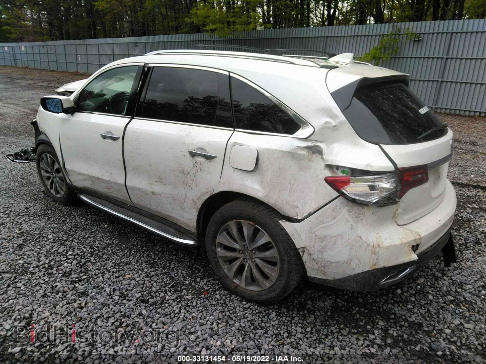 2014 ACURA MDX - VIN: 5FRYD4H64EB004342 - Фото 3