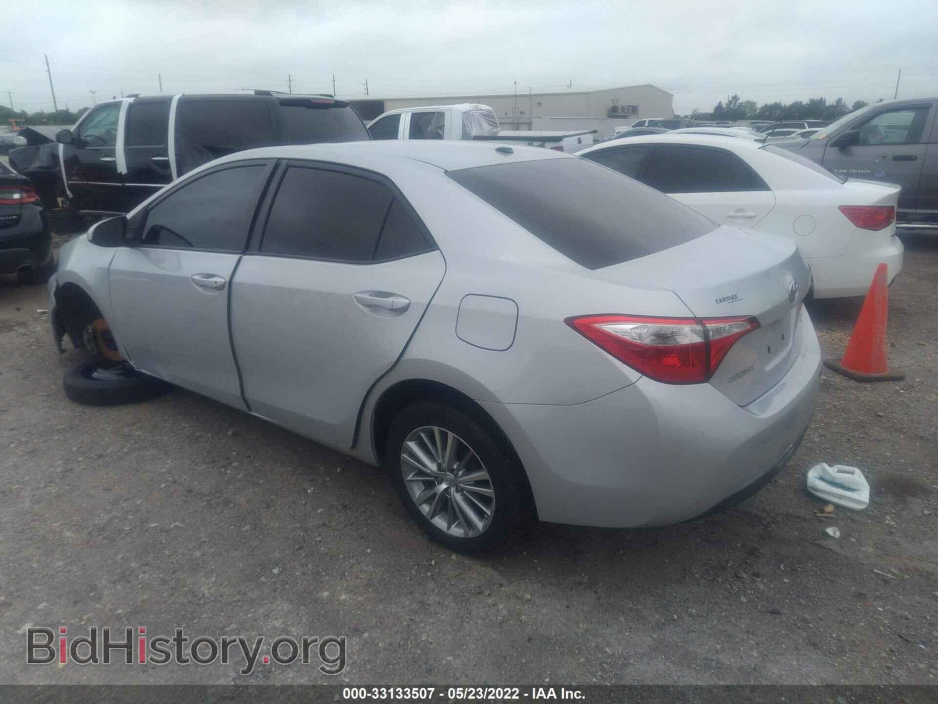 2014 TOYOTA COROLLA - VIN: 2T1BURHEXEC067851 - Фото 3