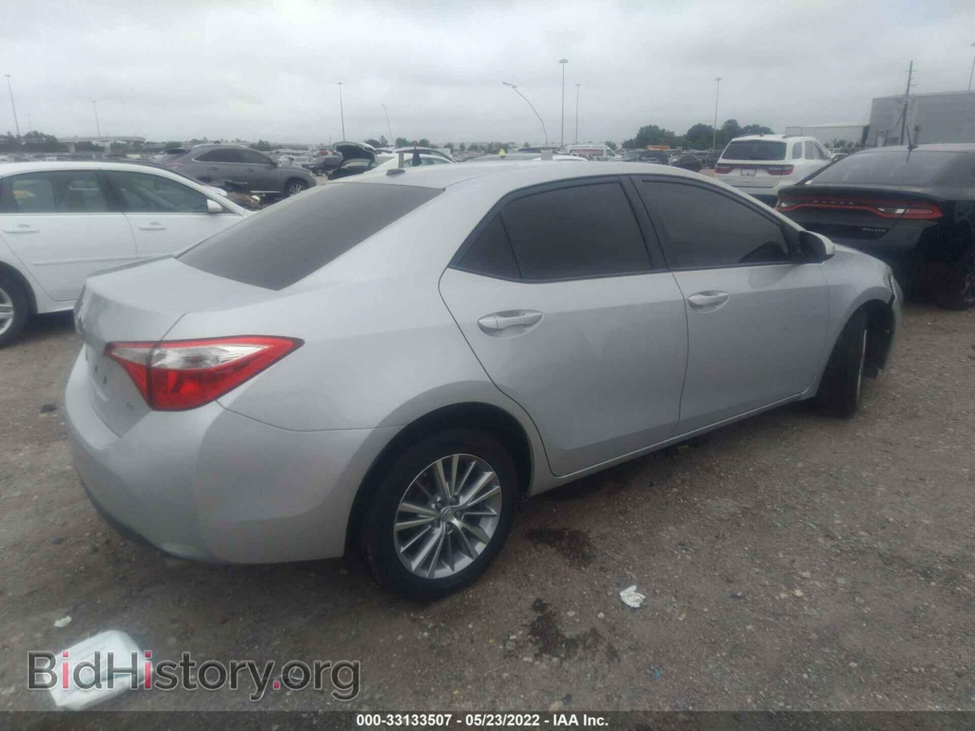 2014 TOYOTA COROLLA - VIN: 2T1BURHEXEC067851 - Фото 4