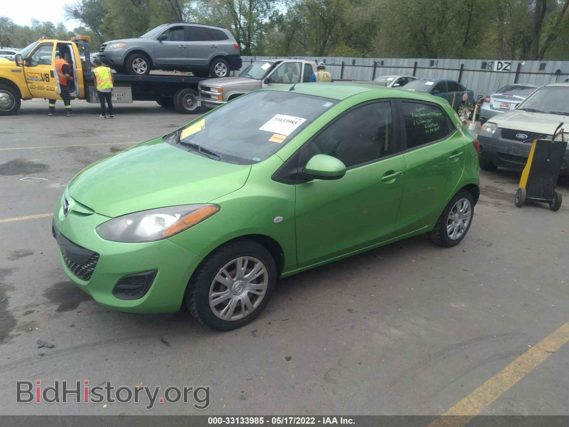 2013 MAZDA MAZDA2 - VIN: JM1DE1KY7D0163455 - Фото 2