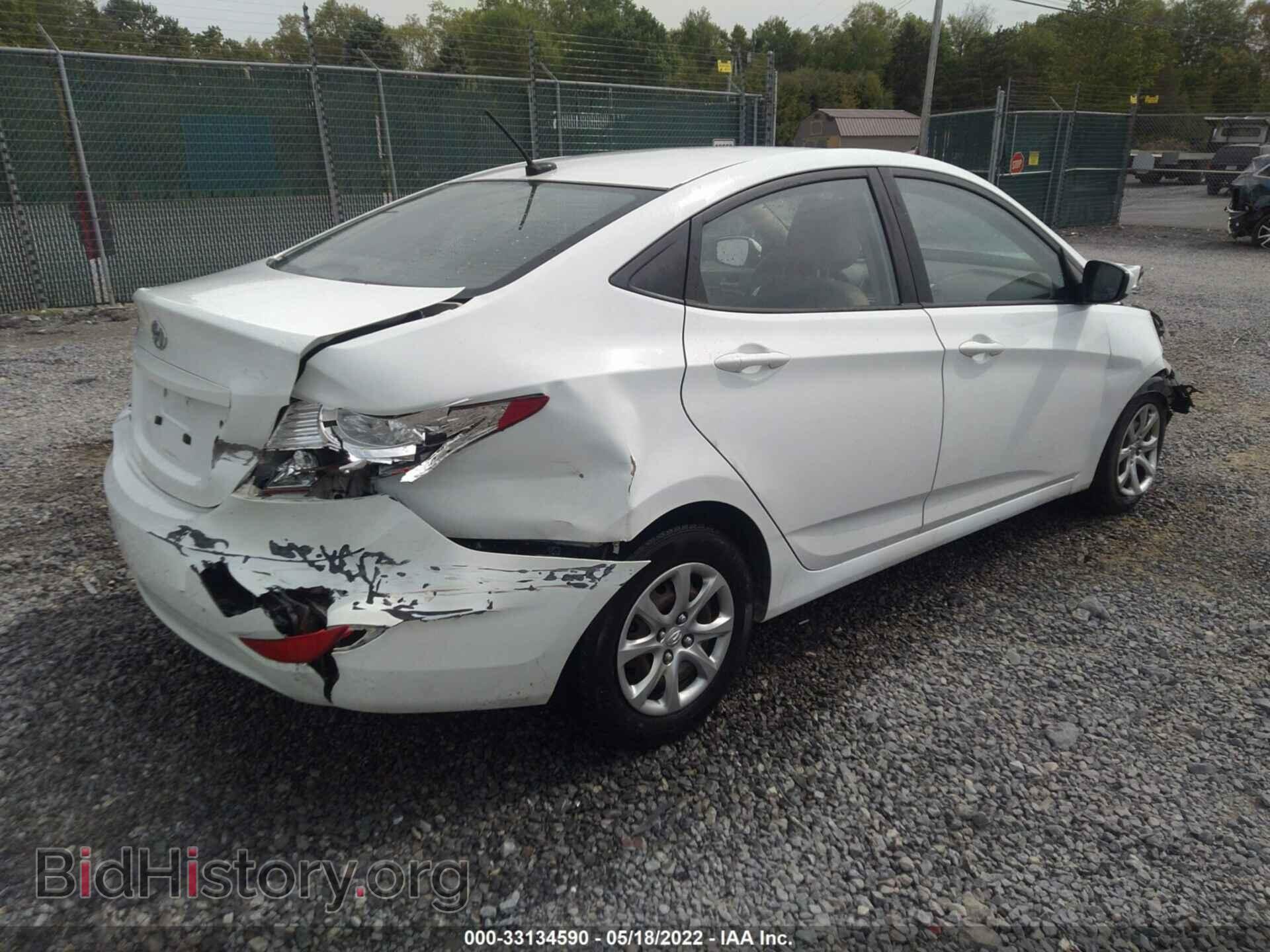 2013 HYUNDAI ACCENT - VIN: KMHCT4AE8DU398154 - Фото 4