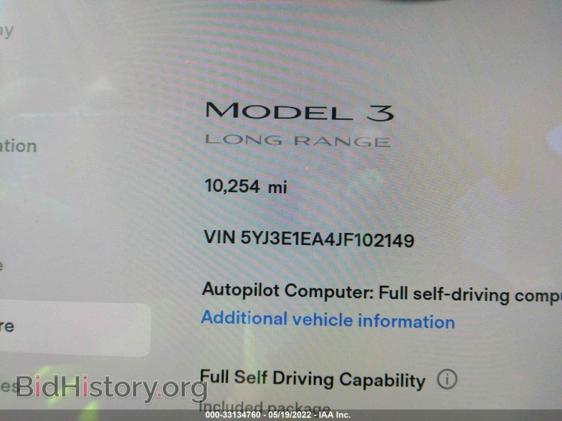 2018 TESLA MODEL 3 - VIN: 5YJ3E1EA4JF102149 - Photo 7