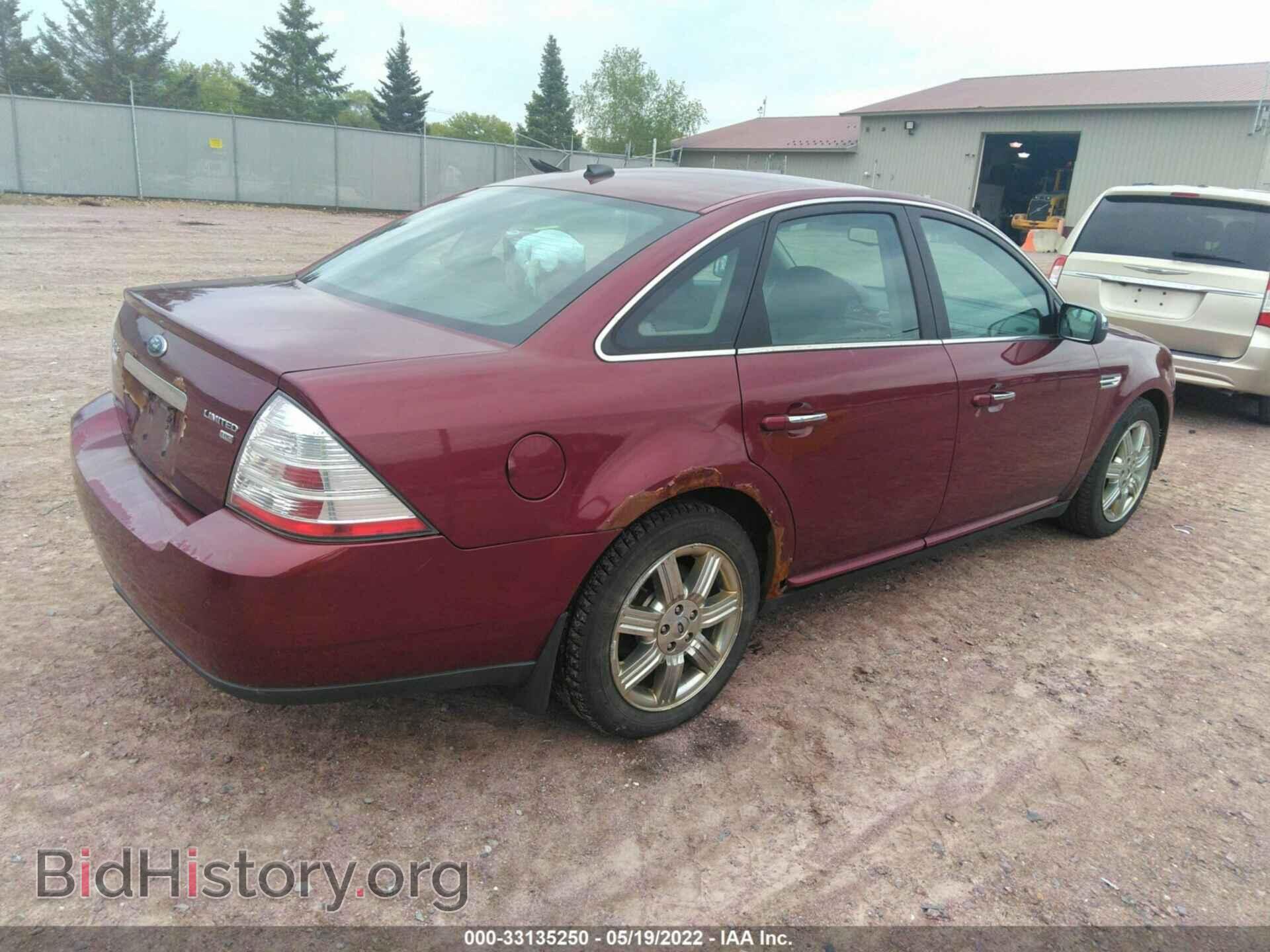 2008 FORD TAURUS - VIN: 1FAHP28W08G158026 - Фото 4