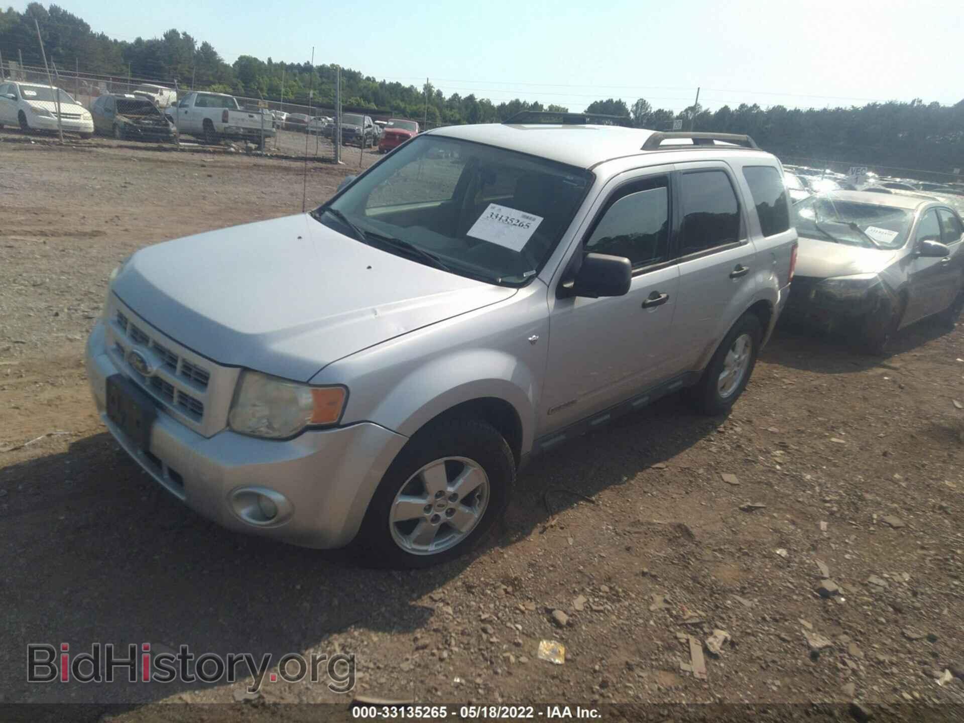 2008 FORD ESCAPE - VIN: 1FMCU93138KC94158 - Фото 2