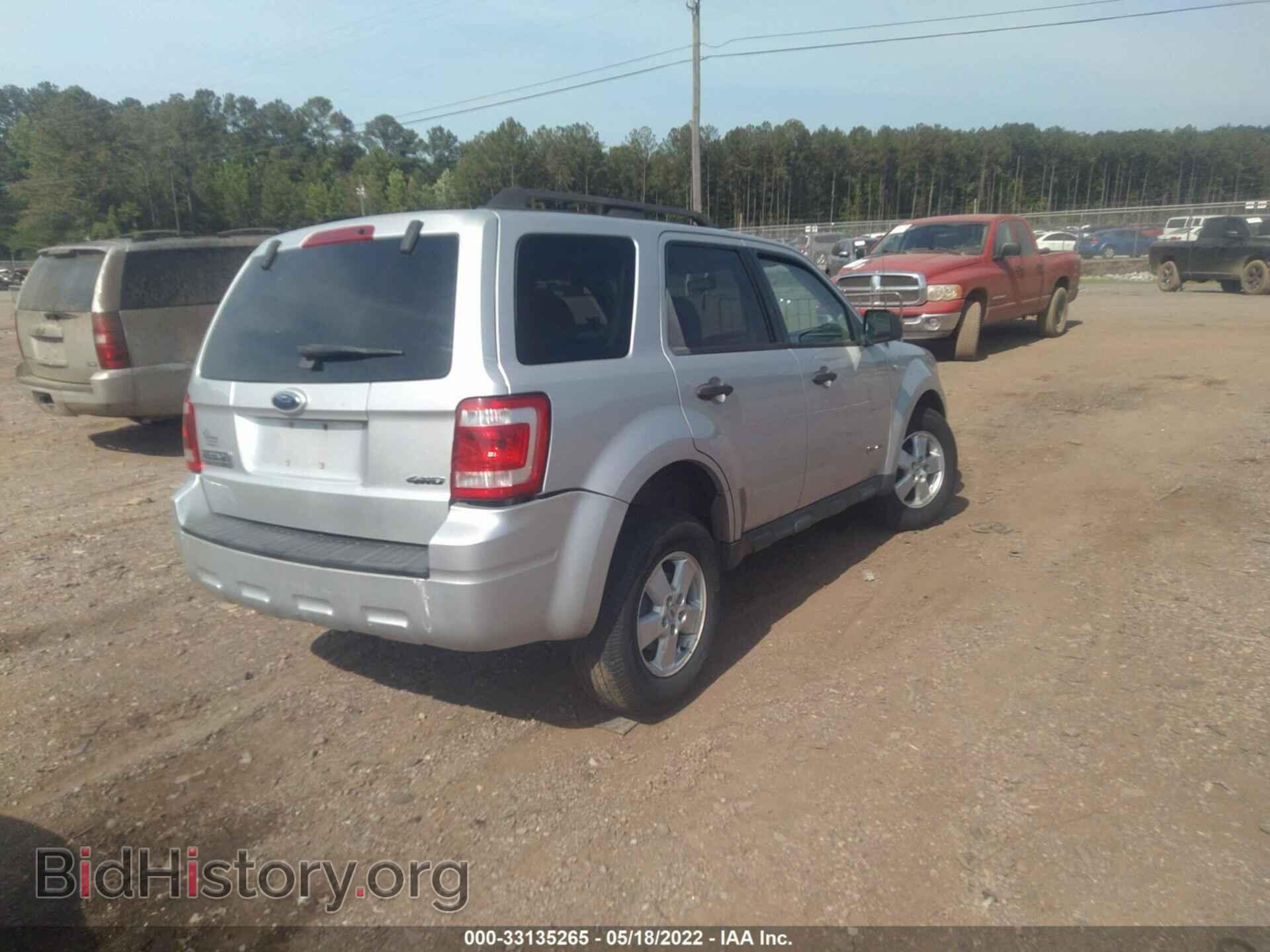 2008 FORD ESCAPE - VIN: 1FMCU93138KC94158 - Фото 4