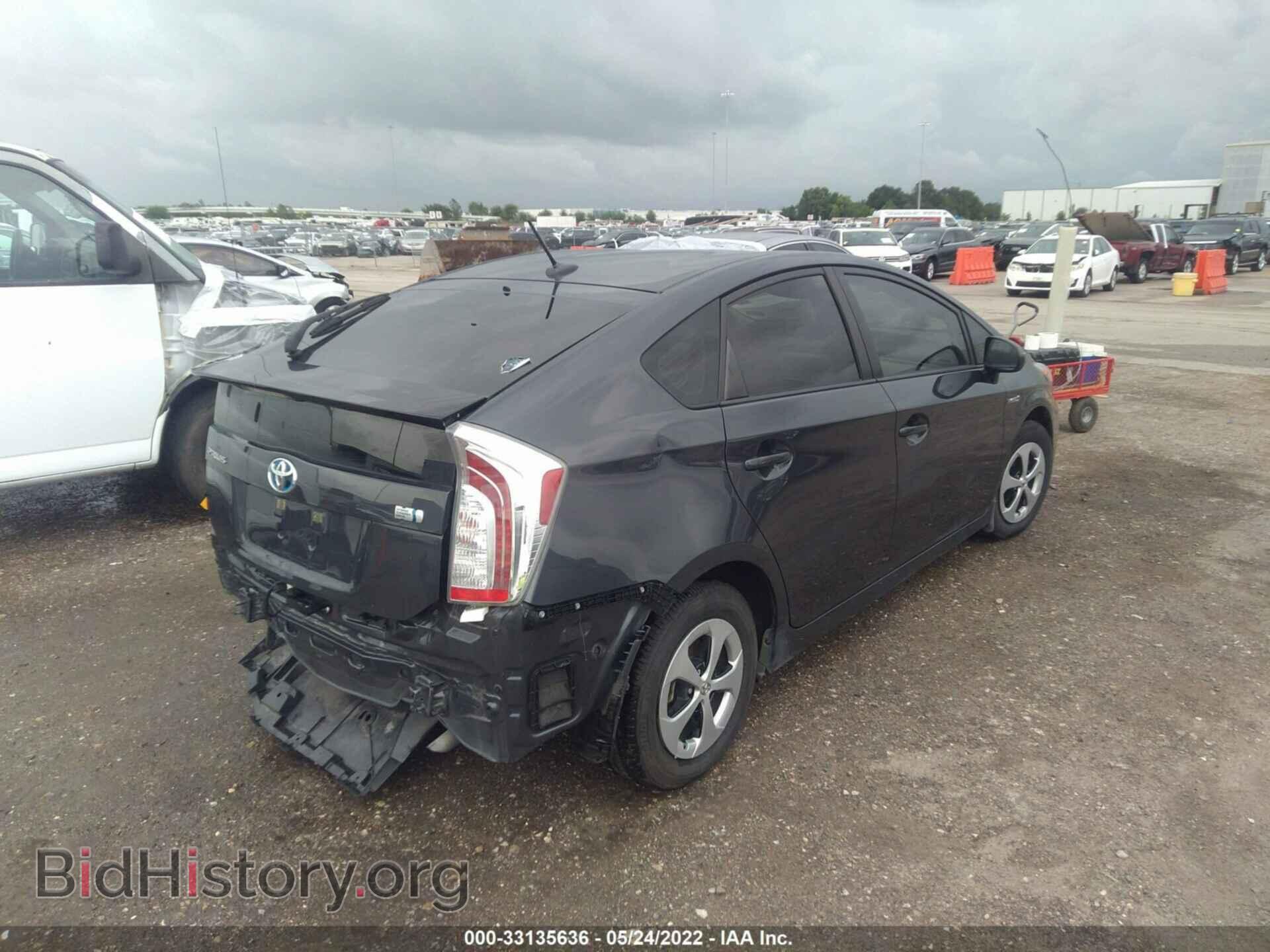 2014 TOYOTA PRIUS - VIN: JTDKN3DU0E1746863 - Фото 4