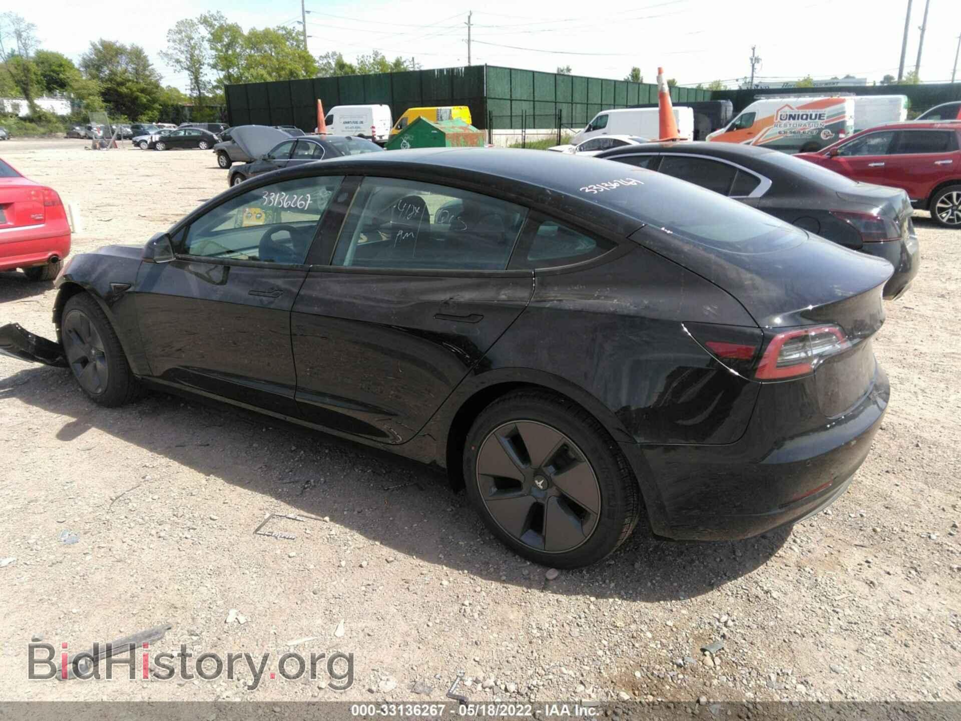 2022 TESLA MODEL 3 - VIN: 5YJ3E1EB3NF191629 - Фото 3