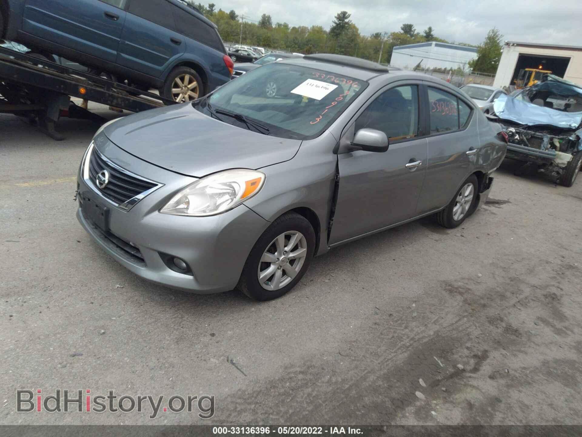 2012 NISSAN VERSA - VIN: 3N1CN7AP1CL823260 - Фото 2