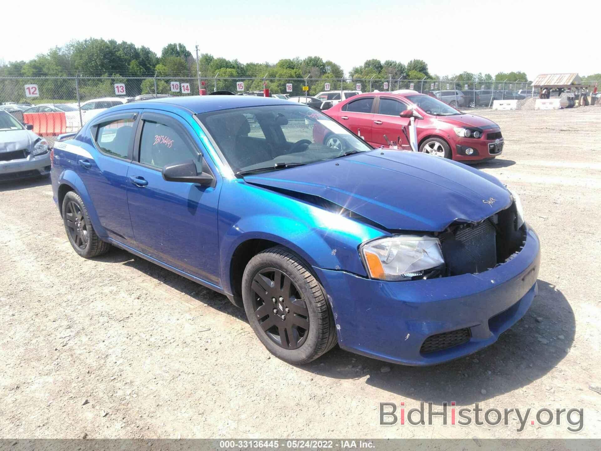 Photo 1C3CDZAB8CN238244 - DODGE AVENGER 2012