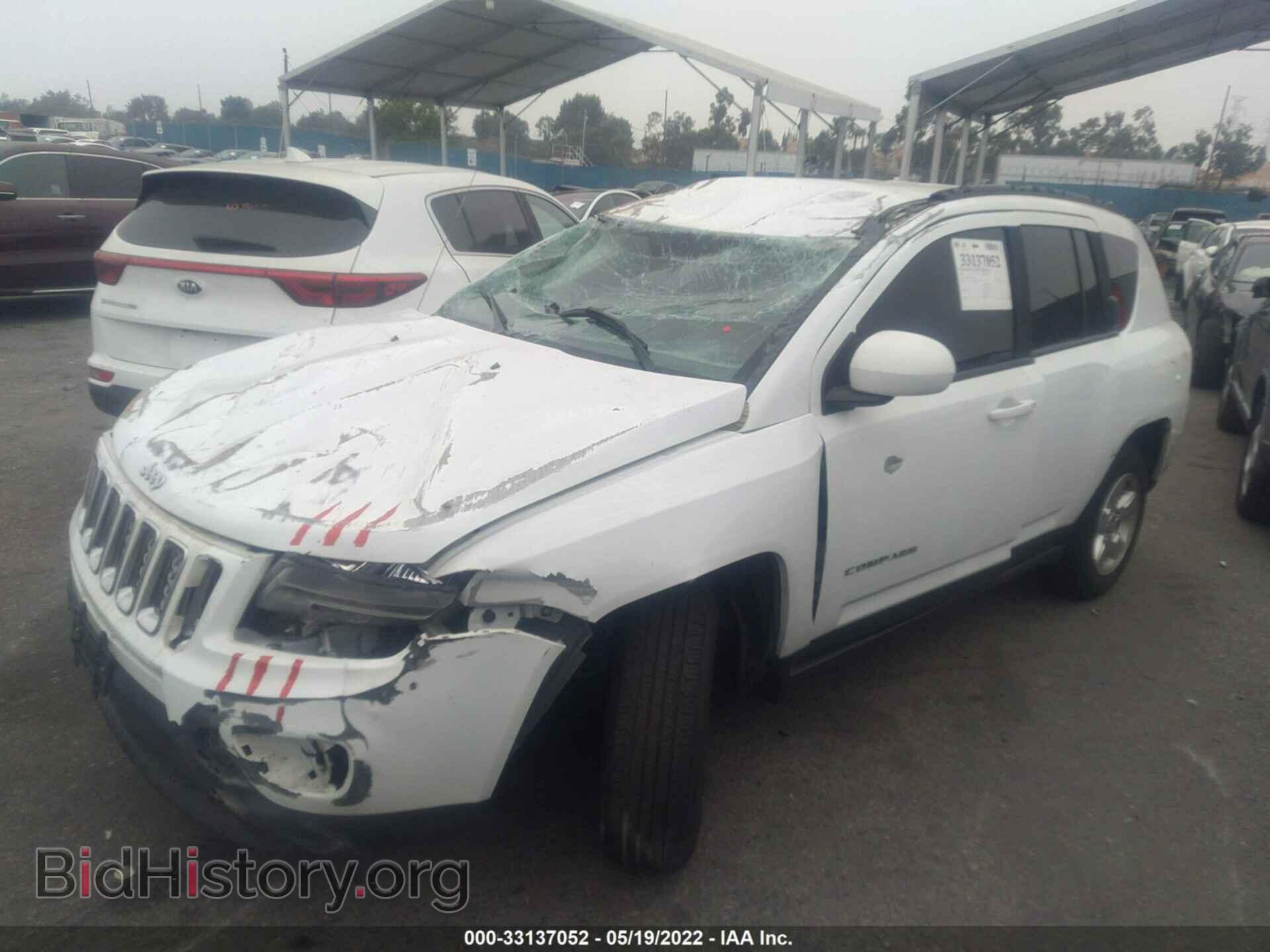 2016 JEEP COMPASS - VIN: 1C4NJCEB4GD620822 - Фото 2