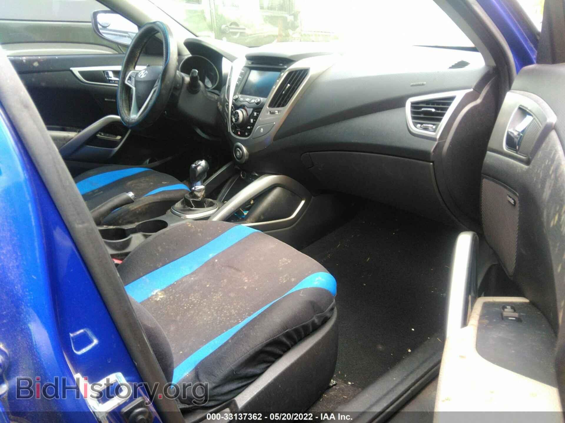 2012 HYUNDAI VELOSTER - VIN: KMHTC6ADXCU078206 - Фото 5