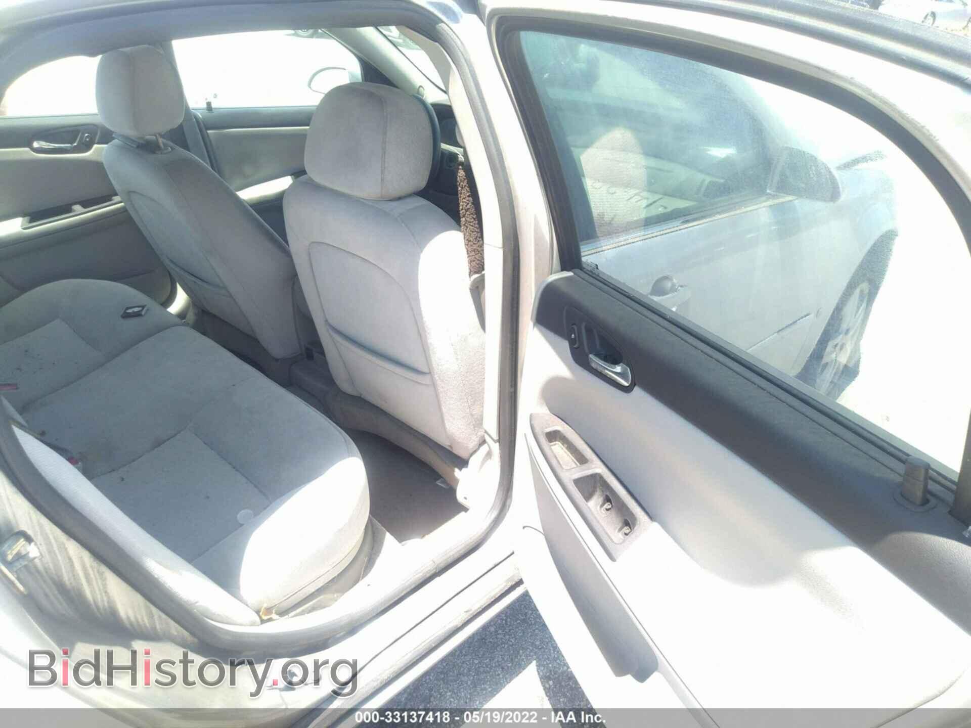2006 CHEVROLET IMPALA - VIN: 2G1WT58K769349099 - Фото 8