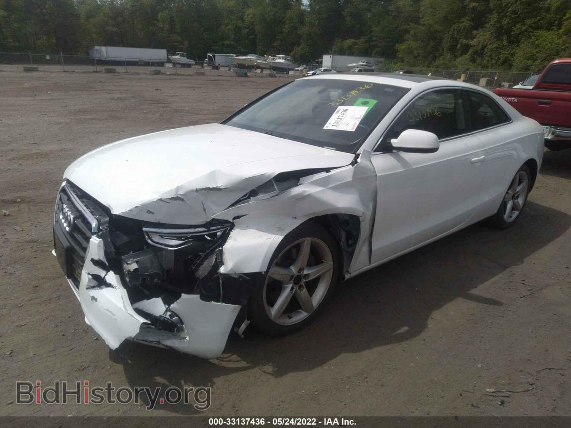 2013 AUDI A5 - VIN: WAULFAFR6DA000895 - Фото 2