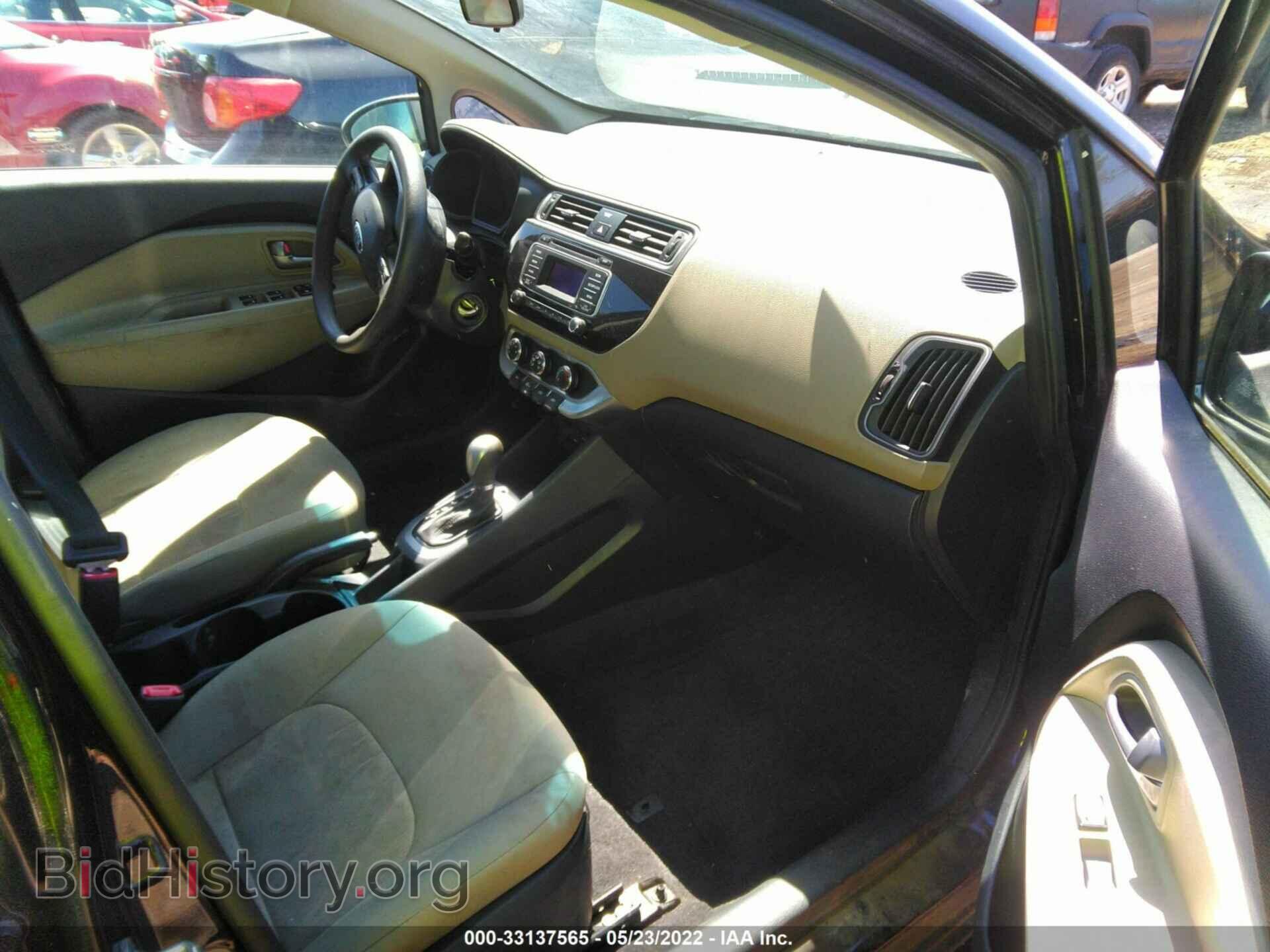 2016 KIA RIO - VIN: KNADM4A3XG6531460 - Фото 5