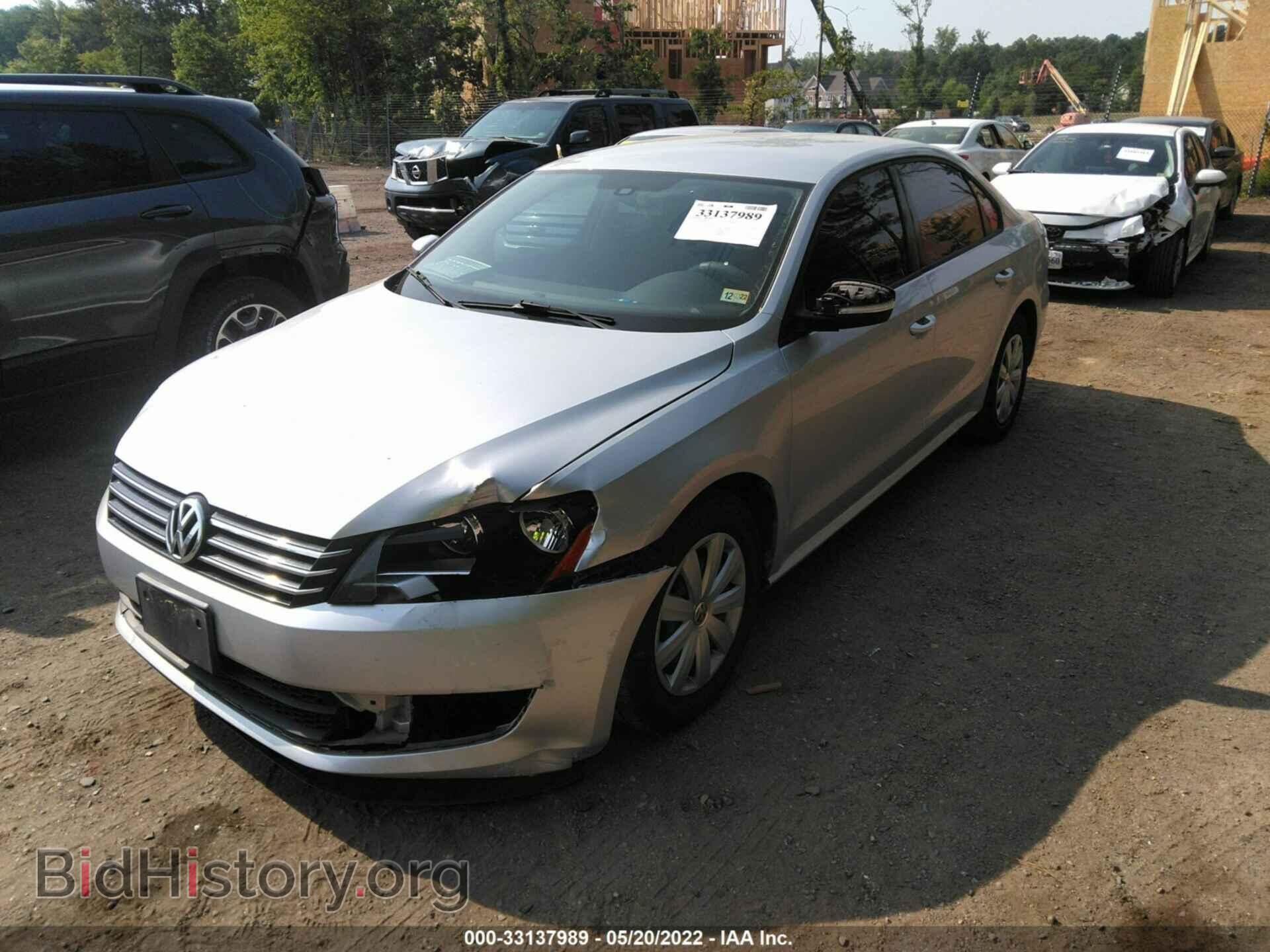 2013 VOLKSWAGEN PASSAT - VIN: 1VWAP7A39DC054495 - Фото 2
