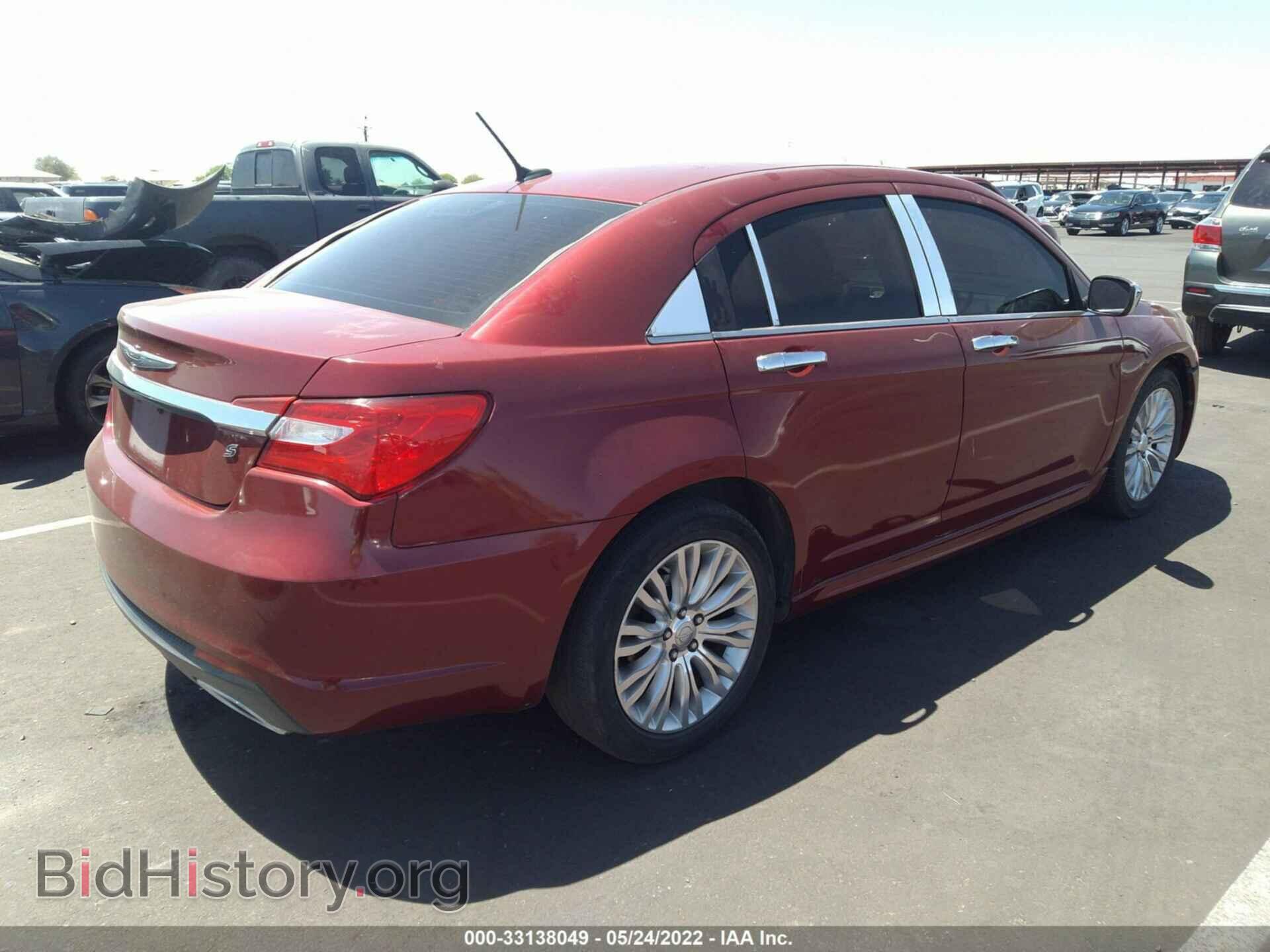 2012 CHRYSLER 200 - VIN: 1C3CCBBGXCN304703 - Фото 4