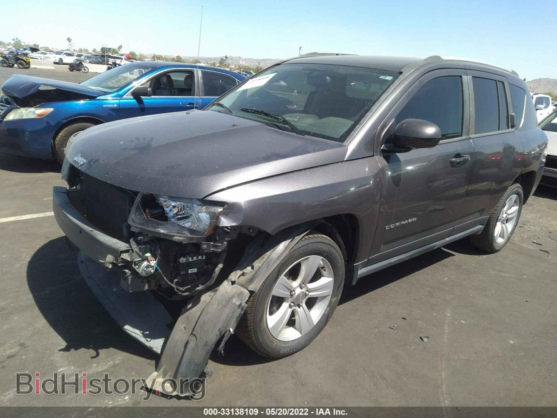 2016 JEEP COMPASS - VIN: 1C4NJDEB1GD663441 - Фото 2