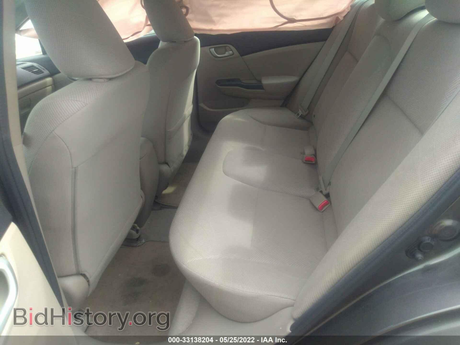 2012 HONDA CIVIC SDN - VIN: 19XFB2F55CE048589 - Фото 8