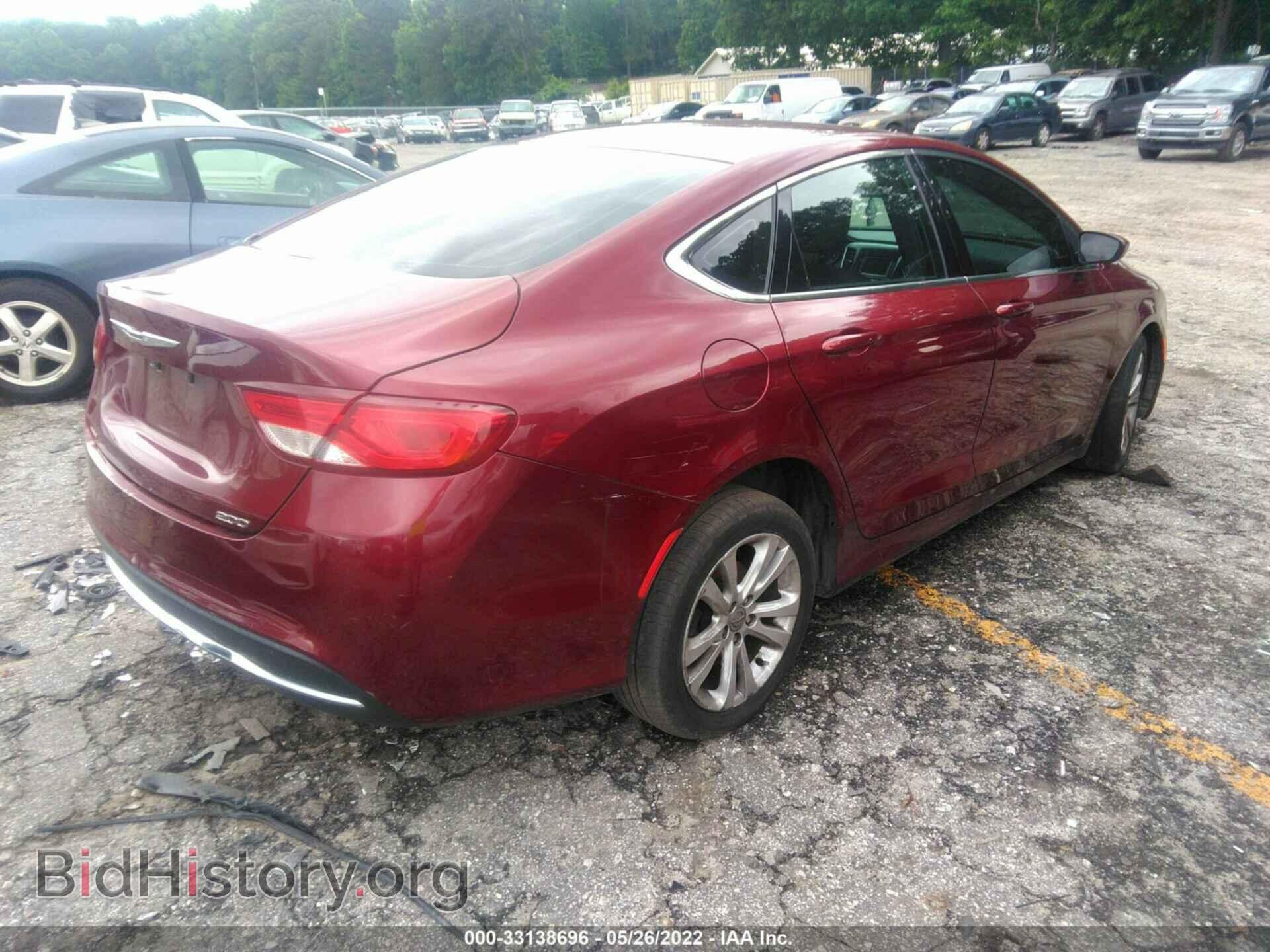 2015 CHRYSLER 200 - VIN: 1C3CCCABXFN631232 - Фото 4