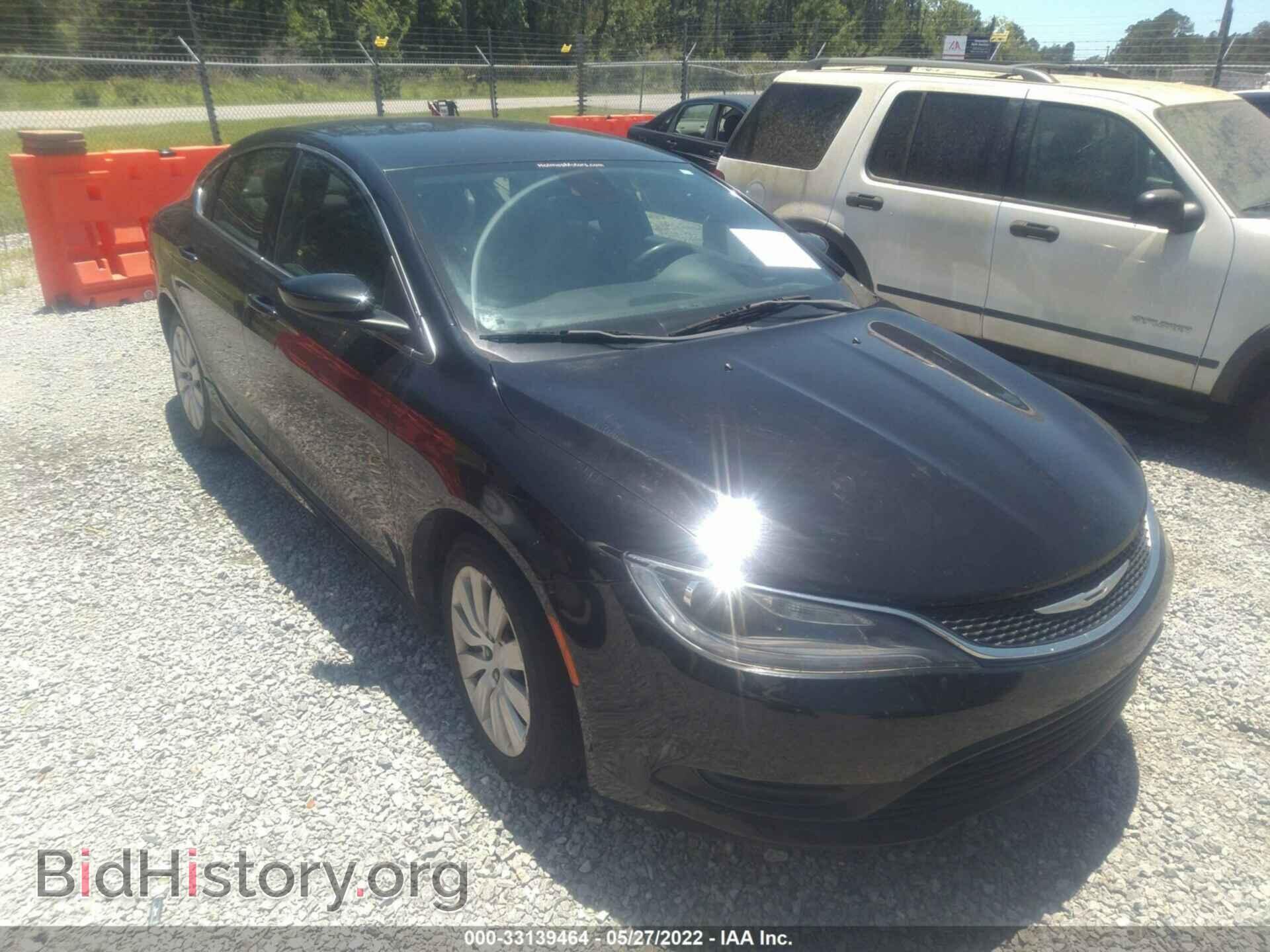 Фотография 1C3CCCFB3FN547505 - CHRYSLER 200 2015