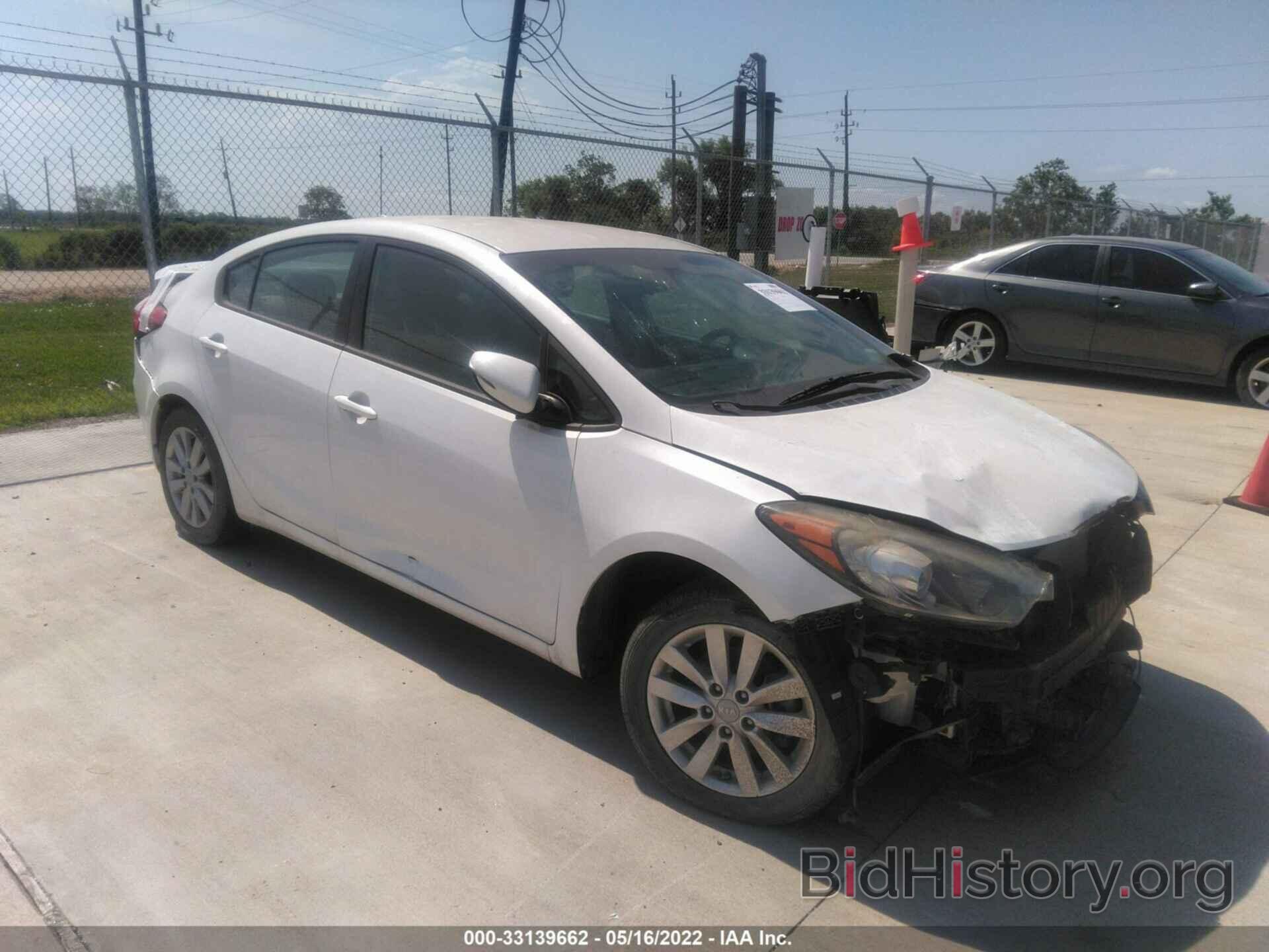 Photo KNAFX4A69G5455777 - KIA FORTE 2016