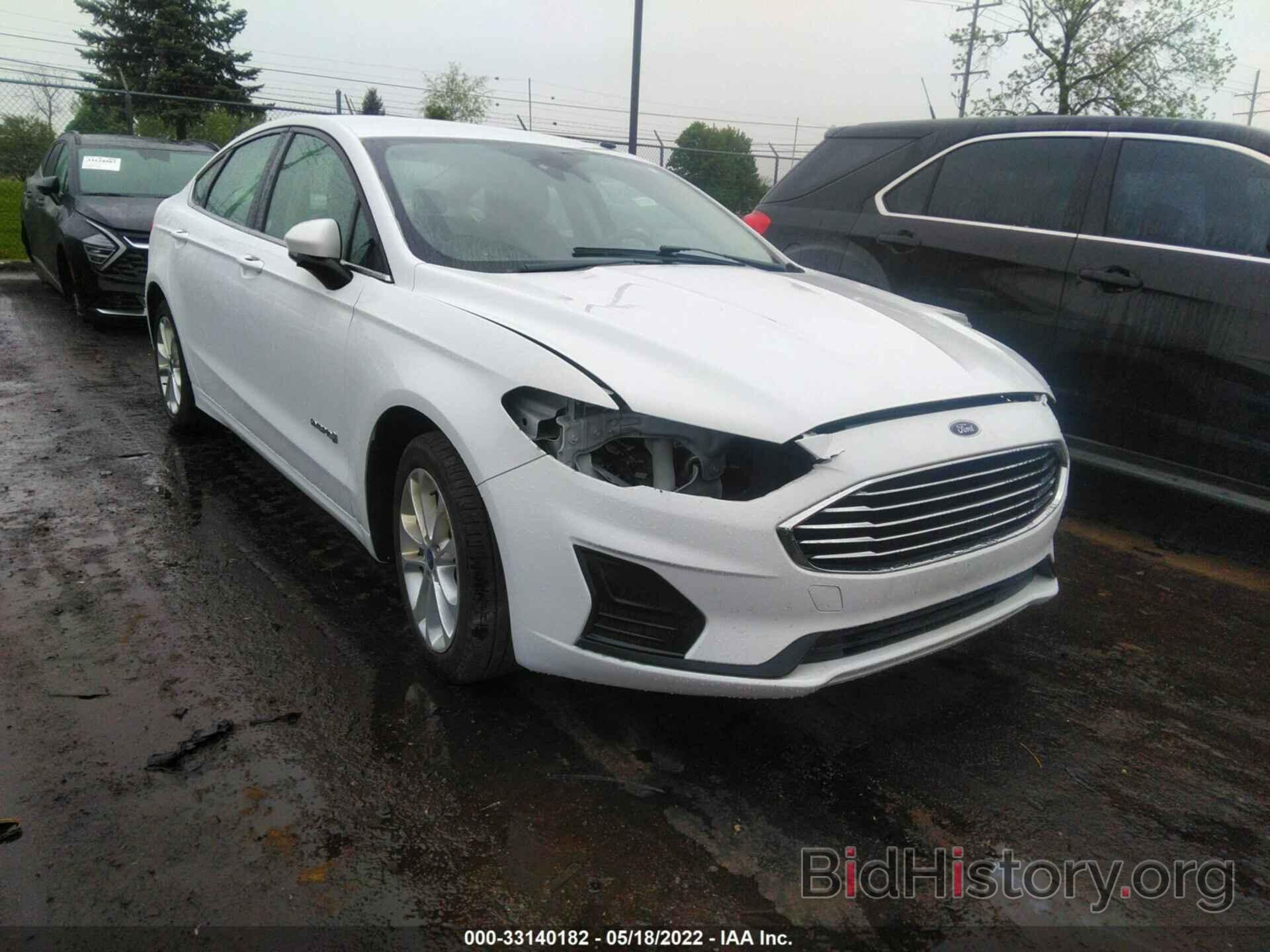 Photo 3FA6P0LU7KR205912 - FORD FUSION HYBRID 2019