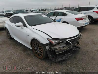 2017 Lexus RC RC 350 F Sport, белый — VIN JTHHE5BC4H5015977, IAAI