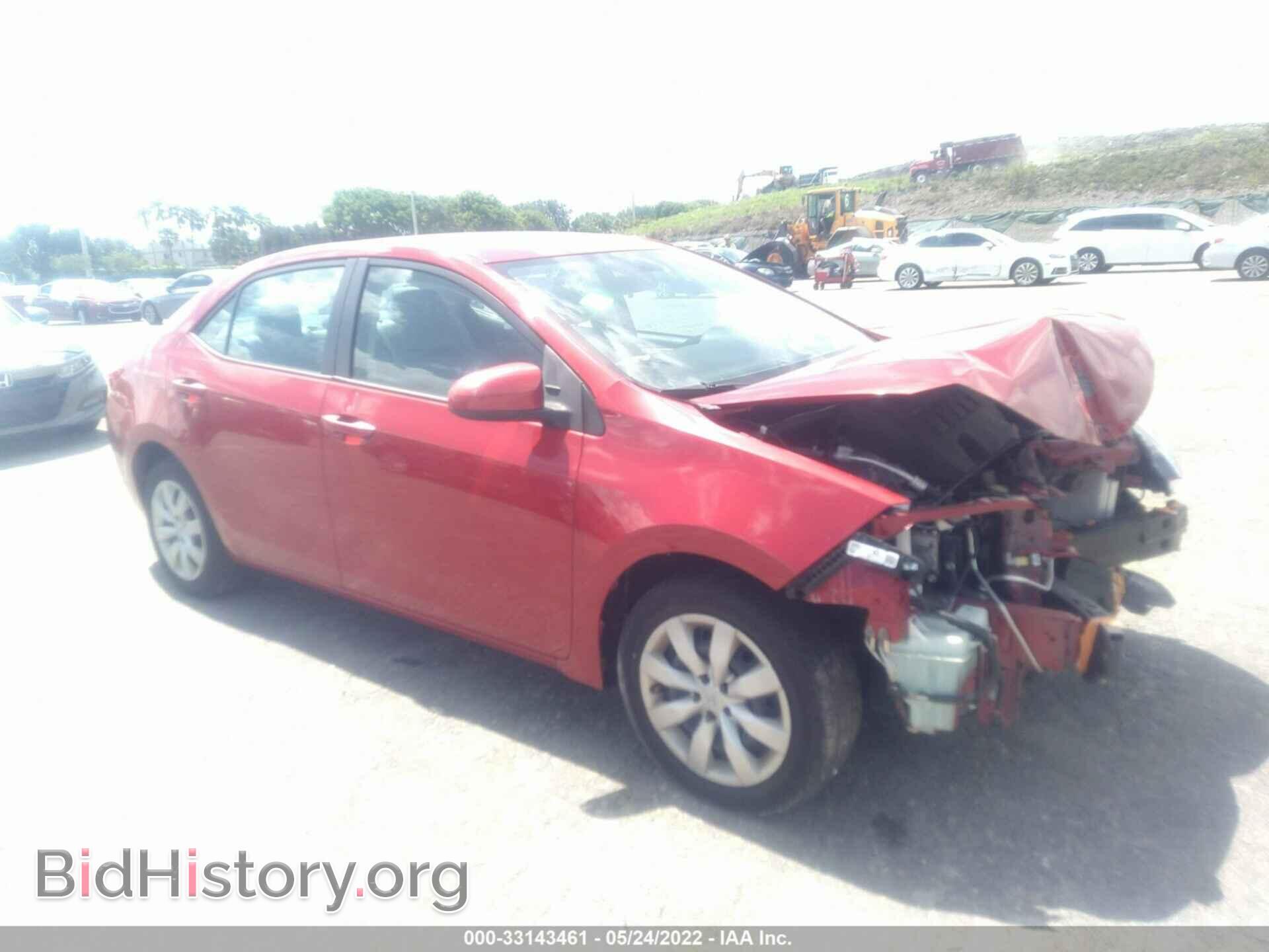 Photo 2T1BURHE3FC472273 - TOYOTA COROLLA 2015