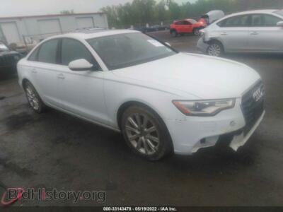 2013 Audi A6 2.0T Premium Plus, white — VIN WAUGFAFC4DN005972, IAAI