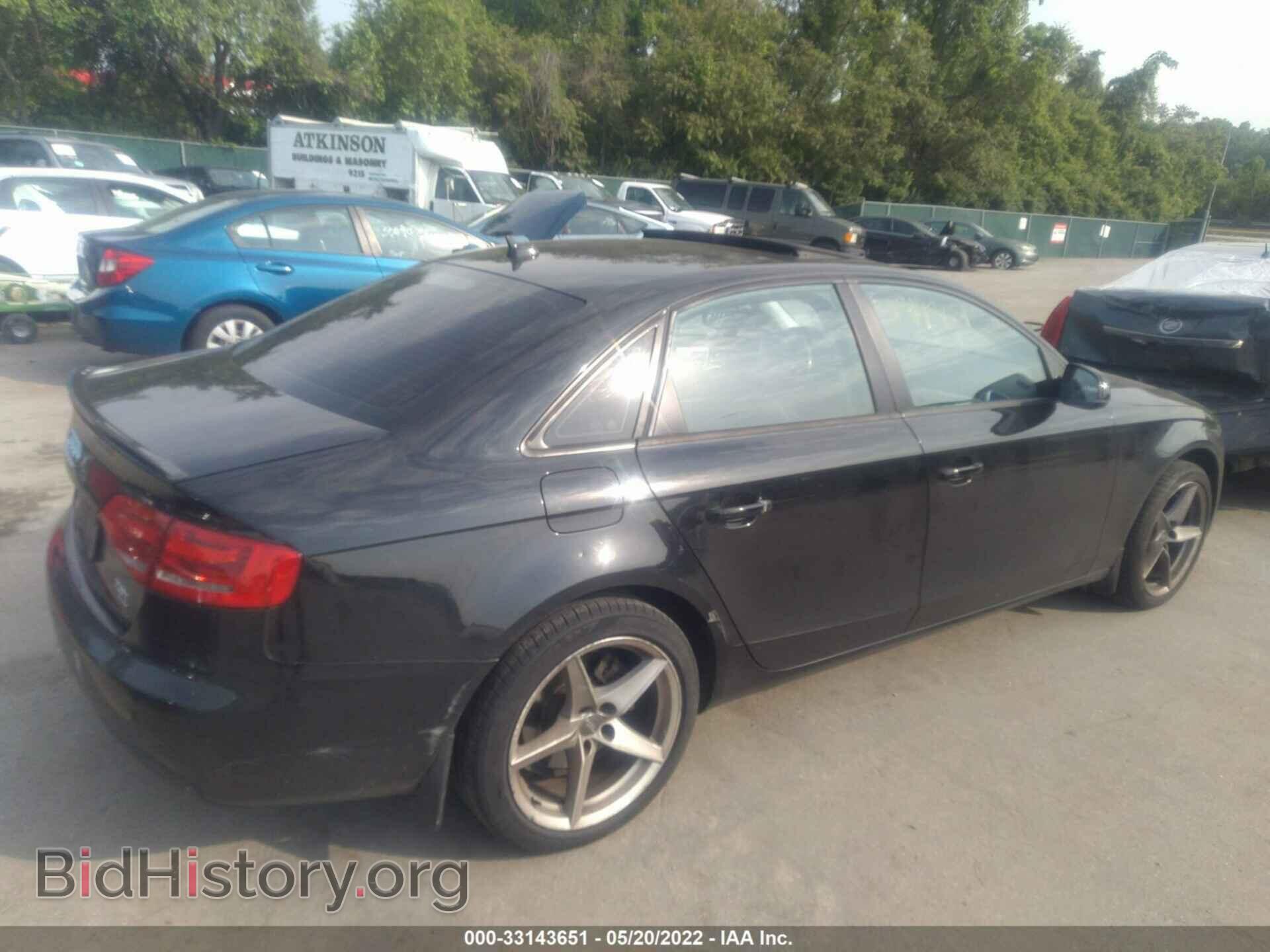 2012 AUDI A4 - VIN: WAUBFAFL7CA087390 - Фото 4