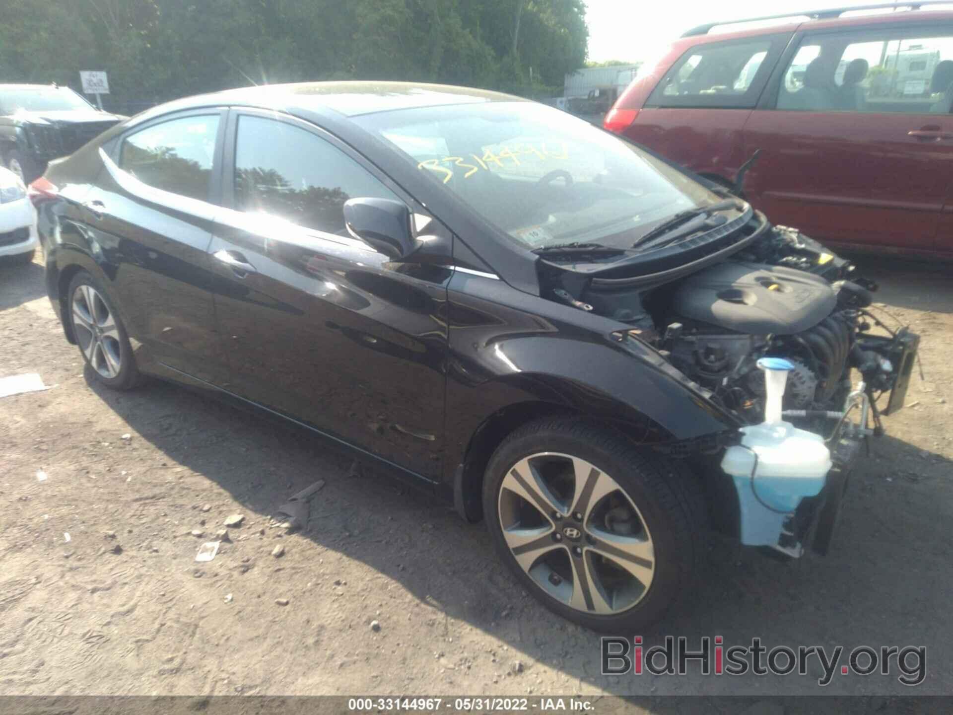 Photo KMHDH4AHXGU522462 - HYUNDAI ELANTRA 2016